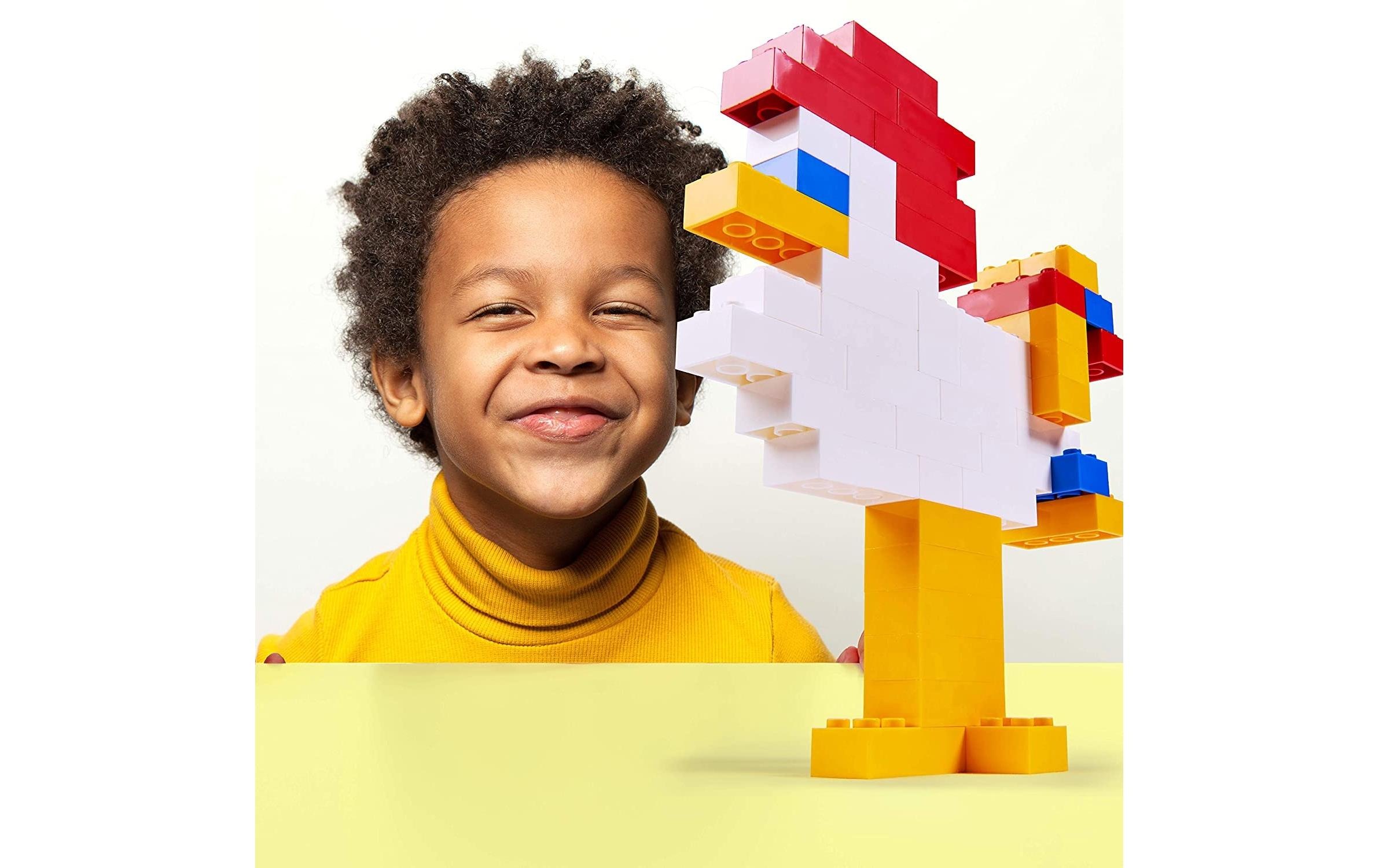 Blox Spielbausteine »Bausteine 500 weisse 8er Steine lose«