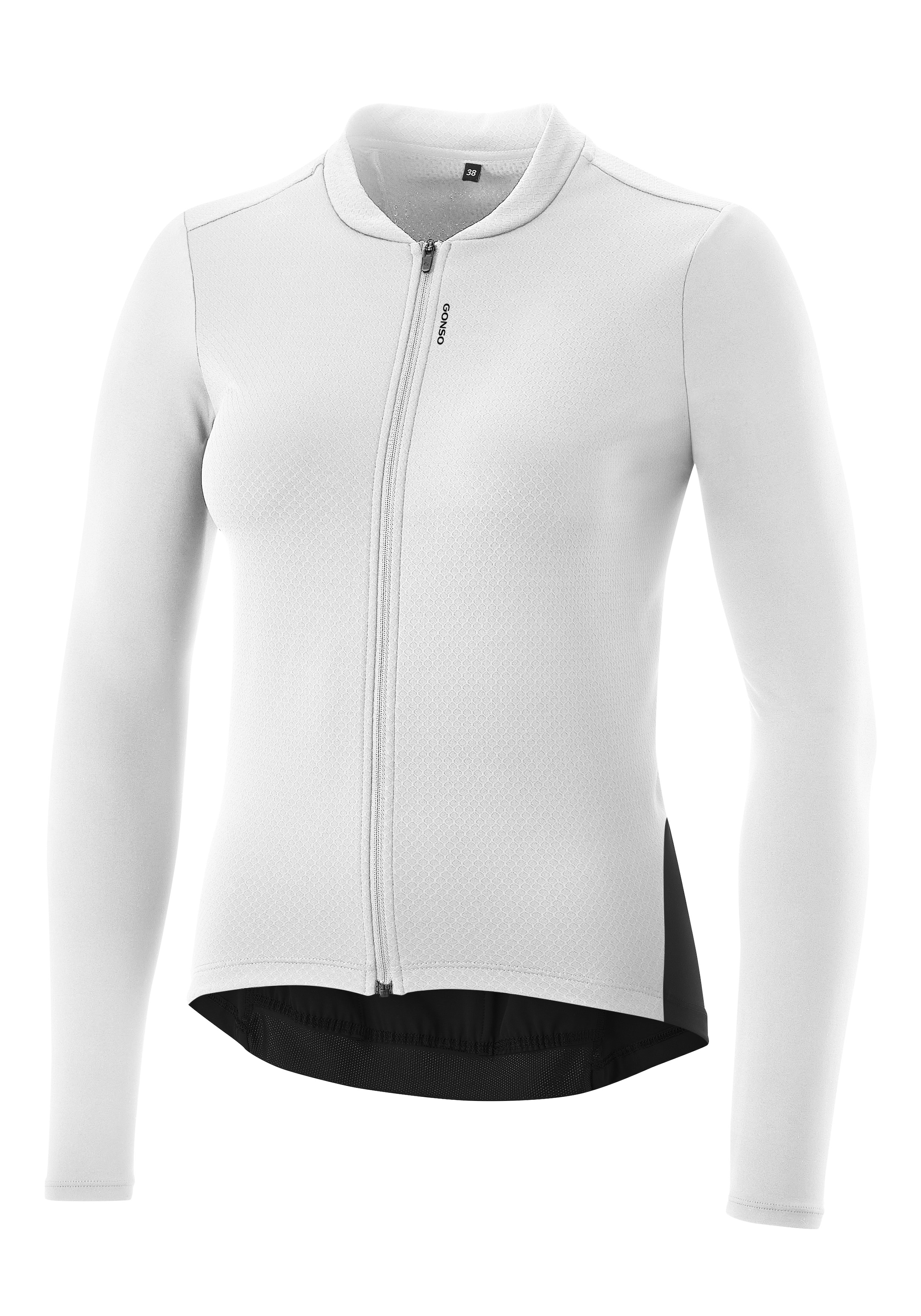 Gonso Maillot de cyclisme »SITIVO Jersey Longsleeve W« maillot vélo femme manches longues, maillot zippé intégral avec poche arrière