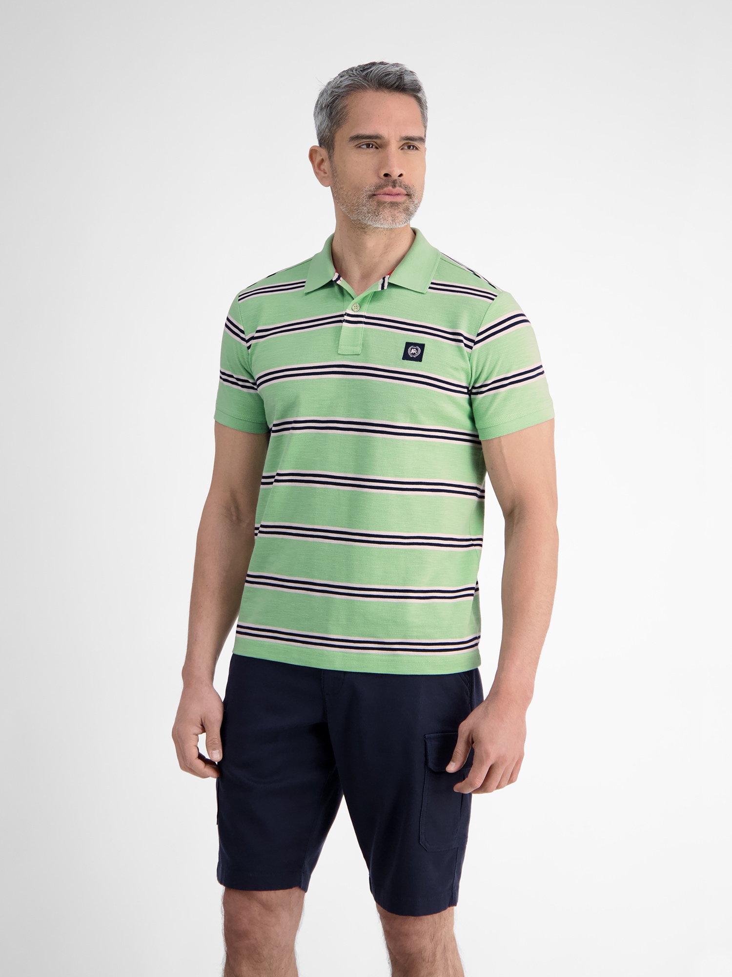 LERROS Polo »Herren Poloshirt in Rugby-Optik«