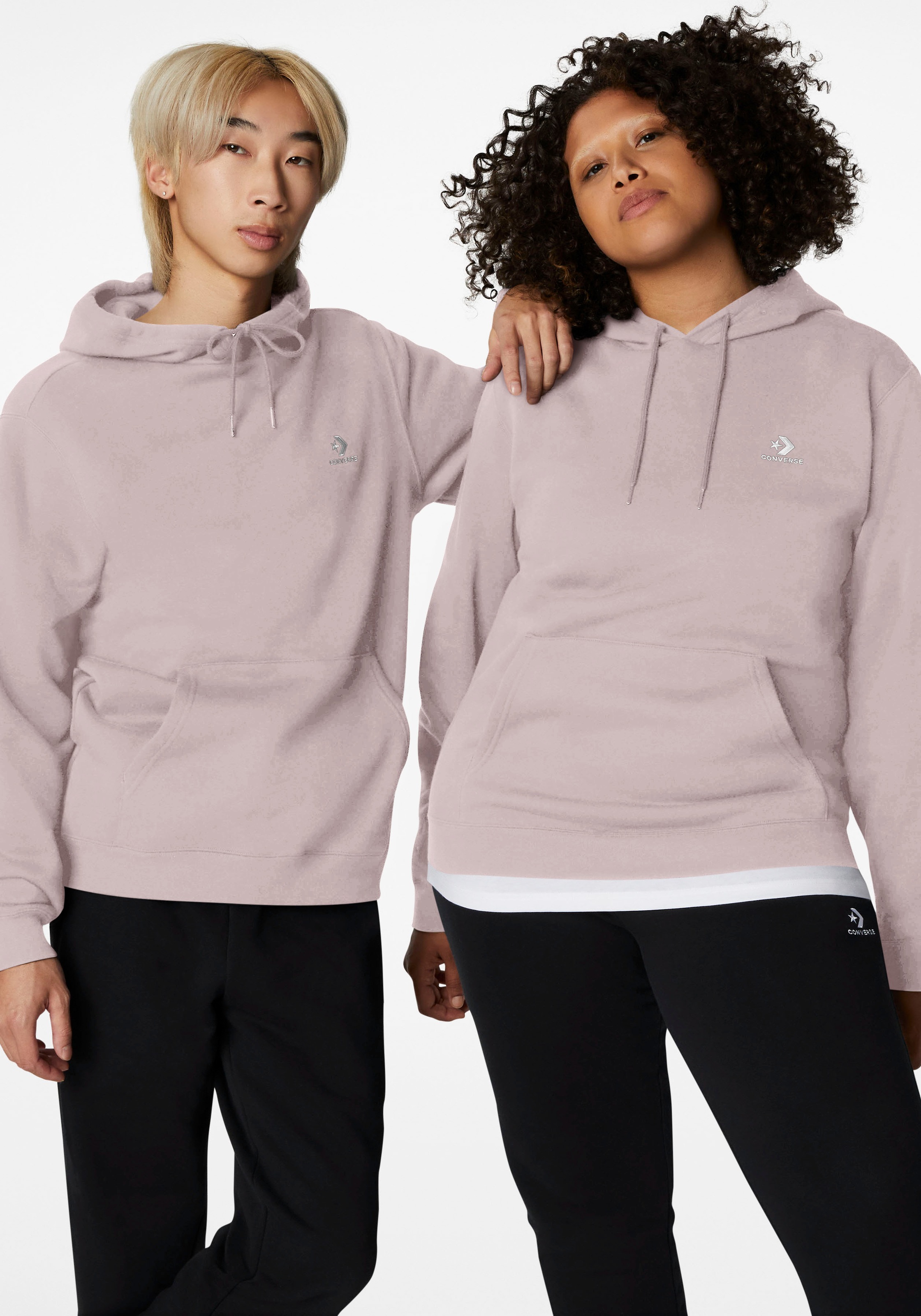 Image of Converse Kapuzensweatshirt »EMBROIDERED STAR CHEVRON BRUSHED BACK FLEECE HOODIE«, Unisex bei Ackermann Versand Schweiz