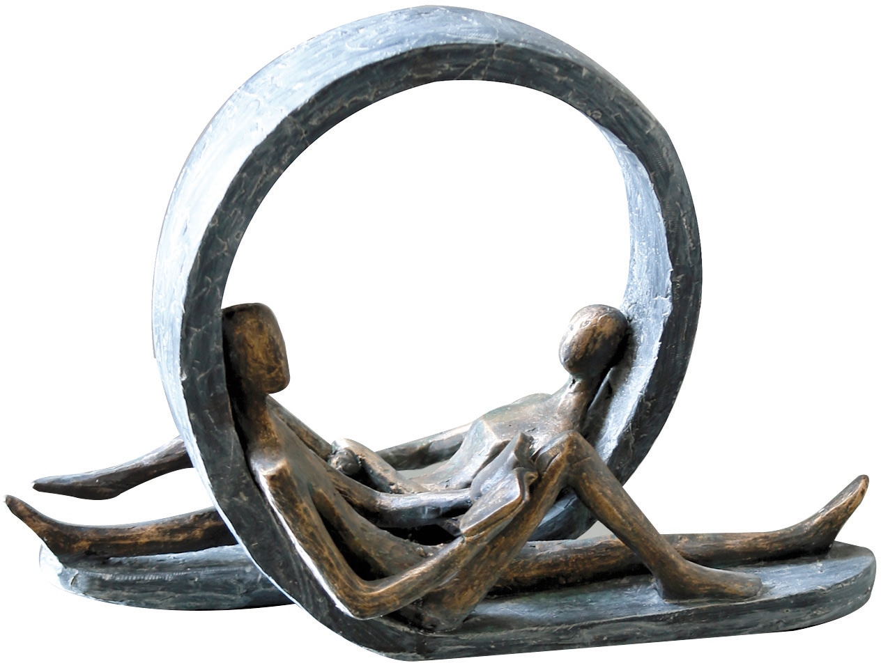 Image of Casablanca by Gilde Dekofigur "Skulptur Auszeit" Dekoobjekt, Höhe 22 cm, mit Spruchanhänger, Wohnzimmer
