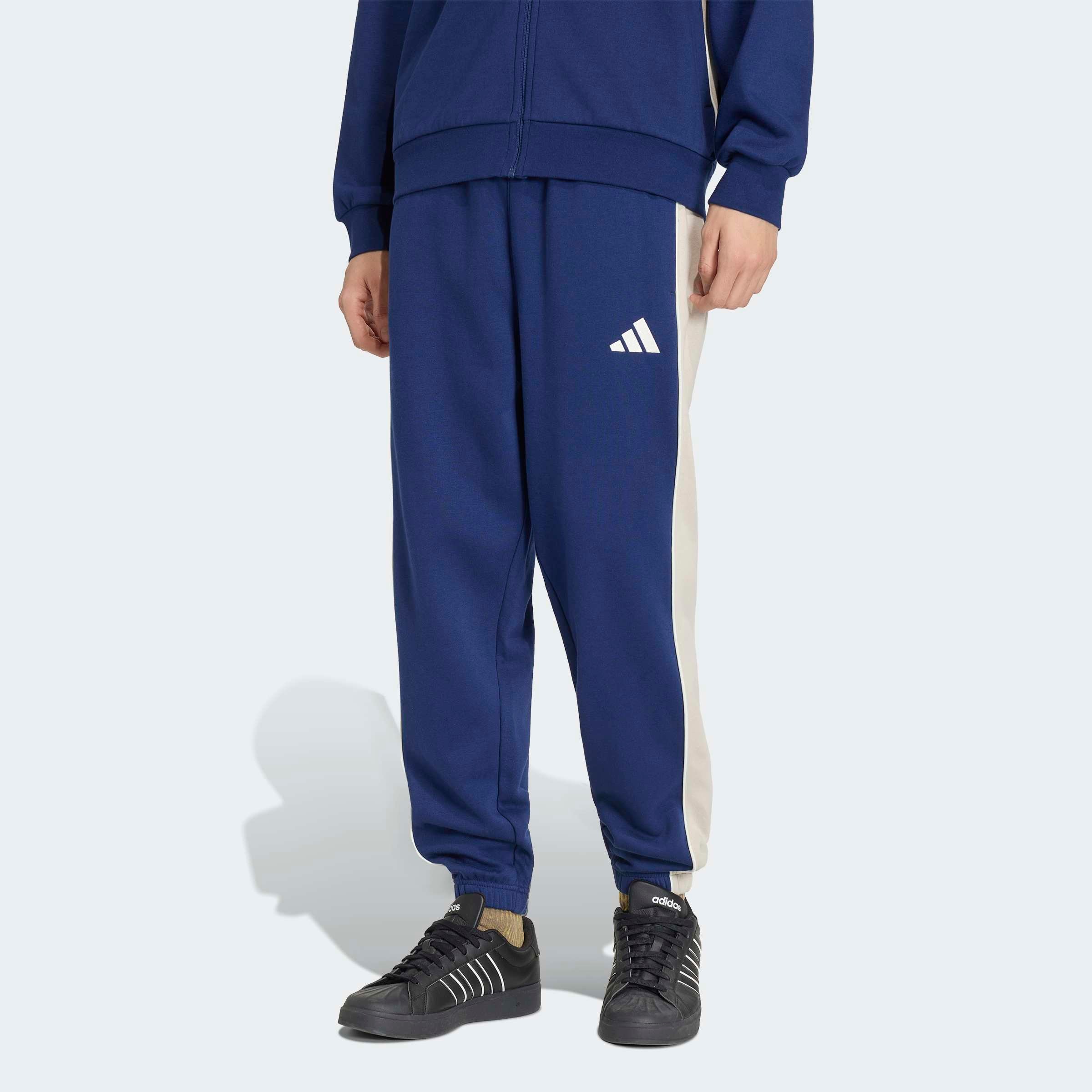 Image of adidas Sportswear Sporthose "SEASONAL ESSENTIALS, COLOURBLOCKING" ohne Verschluss, aus Baumwolle, normal-weite Passform