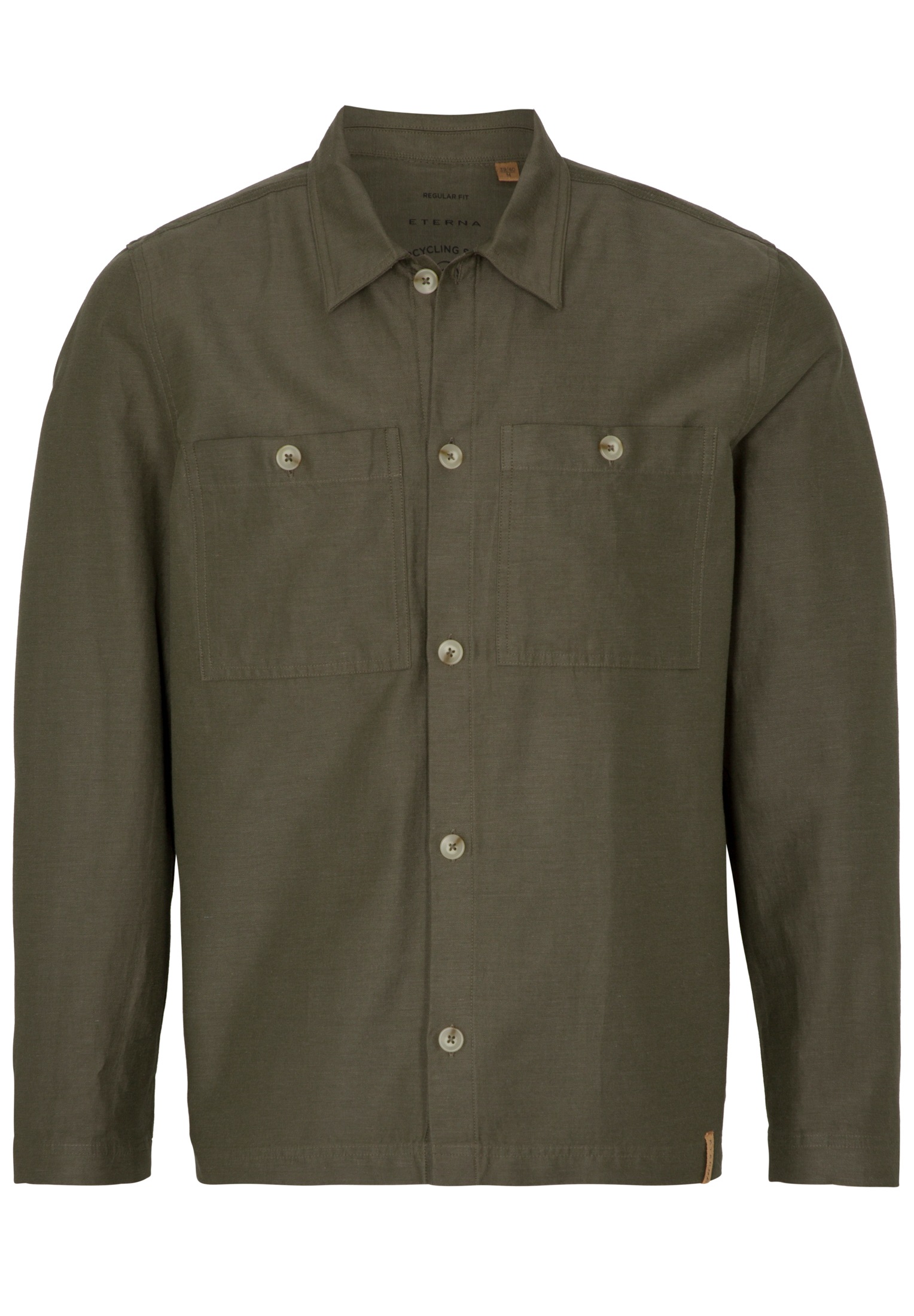 Eterna Langarmhemd »MODERN FIT« EASY IRON (bügelleicht)