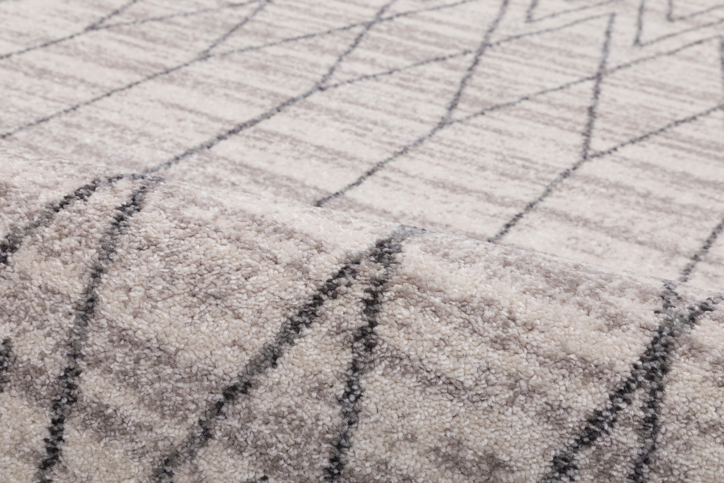 Gino Falcone Tapis »Florentine 002« Rectangulaire 15 mm Höhe besonders weich durch Microfaser, ideal im Wohnzimmer & Schlafzimmer