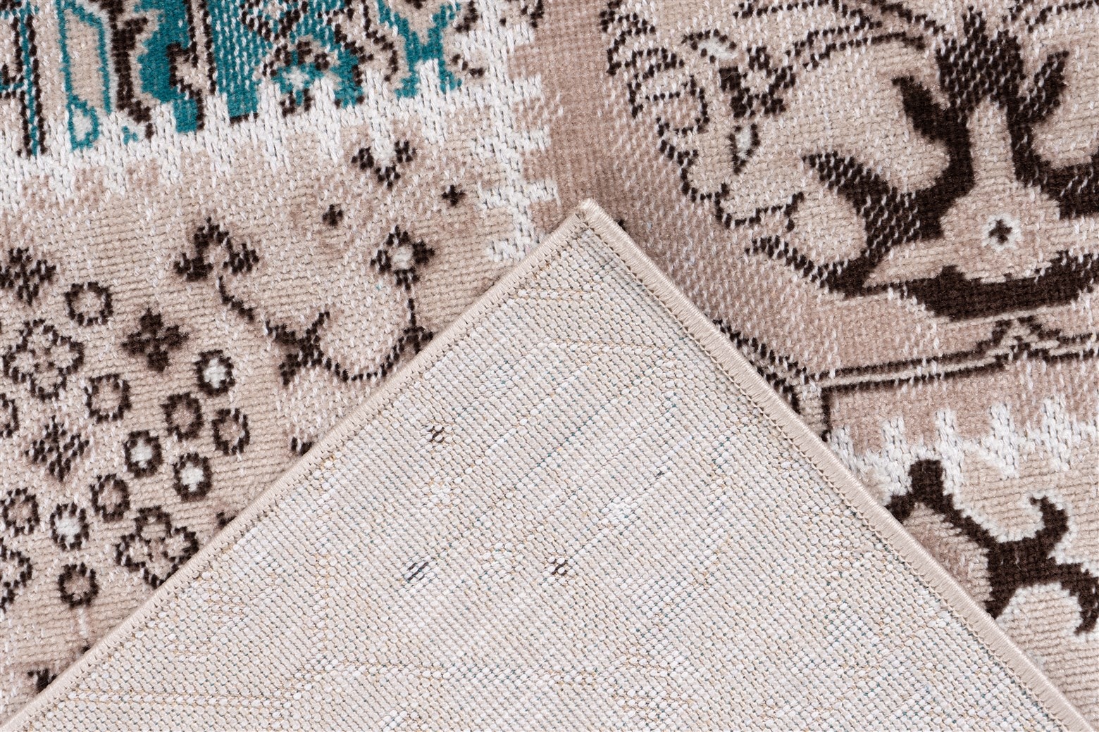 me gusta Teppich »Ariya 425« rechteckig 6 mm Höhe Flachflor, gekettelt, Wohnzimmer