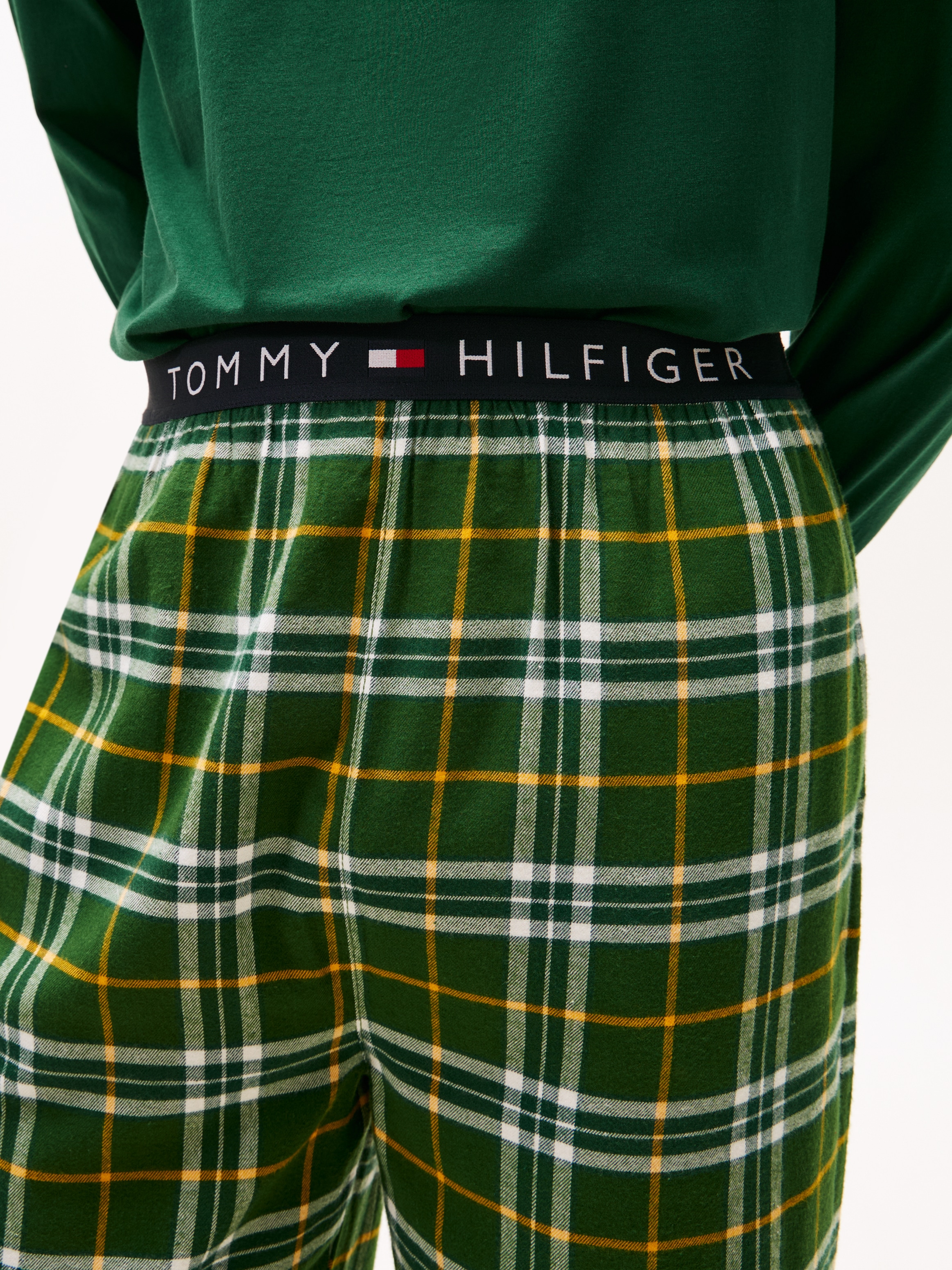 Tommy Hilfiger Underwear Pyjama »FLANNEL PRINT« Set, 2 Stk. tlg., relaxed fit, aus Flanell