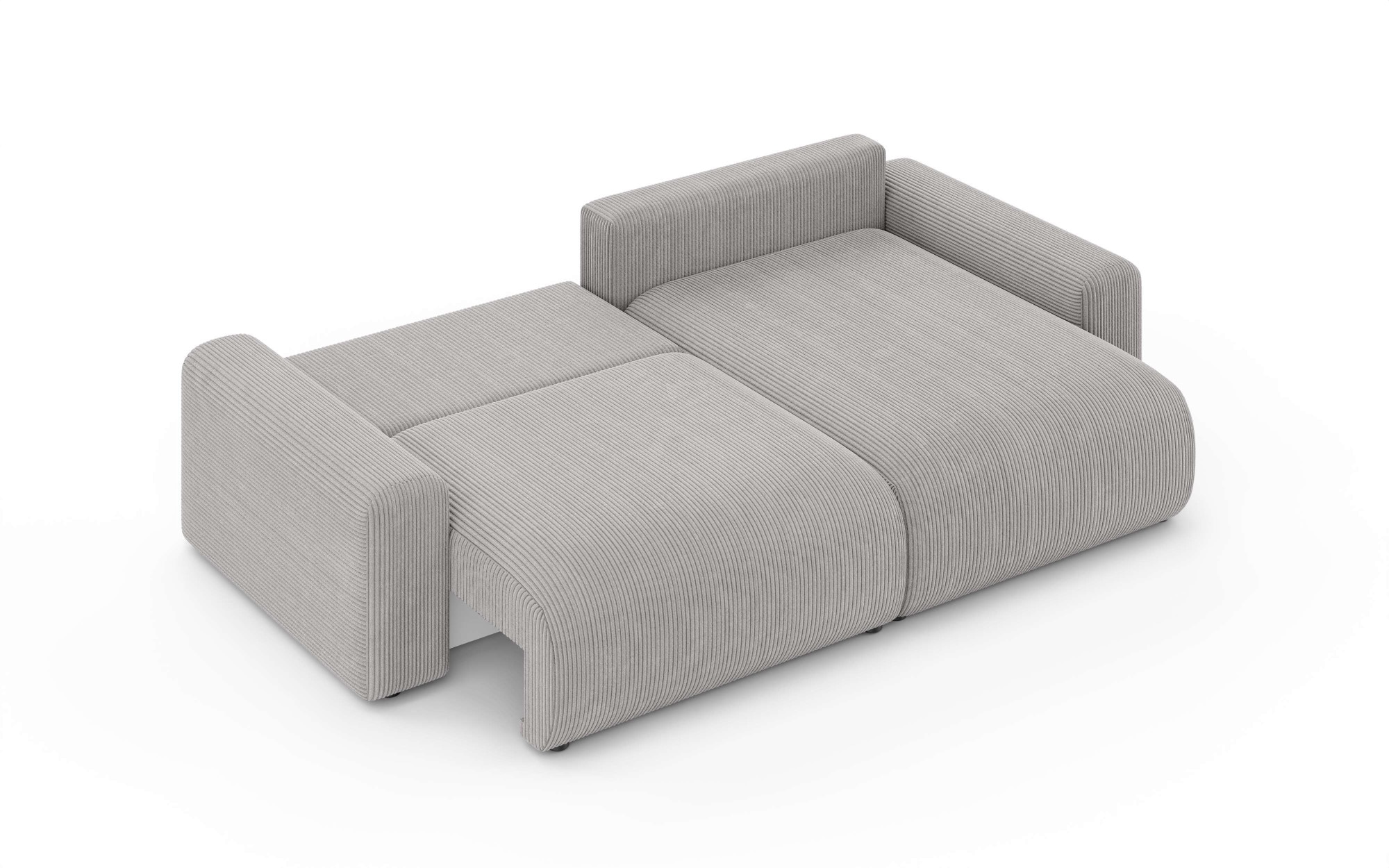 Home affaire Canapé d'angle »LAKESIDE klein mit Bettfunktion und Bettkasten, B/T/H 235/142/84 cm« L-Form, Recamiere beidseitig montierbar, mit Wellenunterfederung