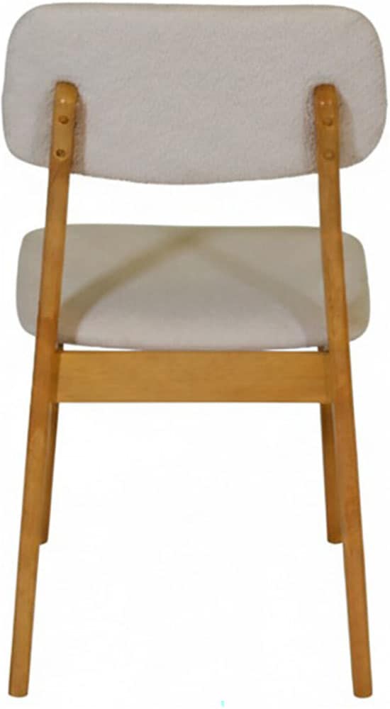 Jahnke Esszimmerstuhl »JOY SIT DUO« (Set) Esszimmerstuhl (2er Set), Massivholz, Boucle-Stoff,bis 110kg belastbar