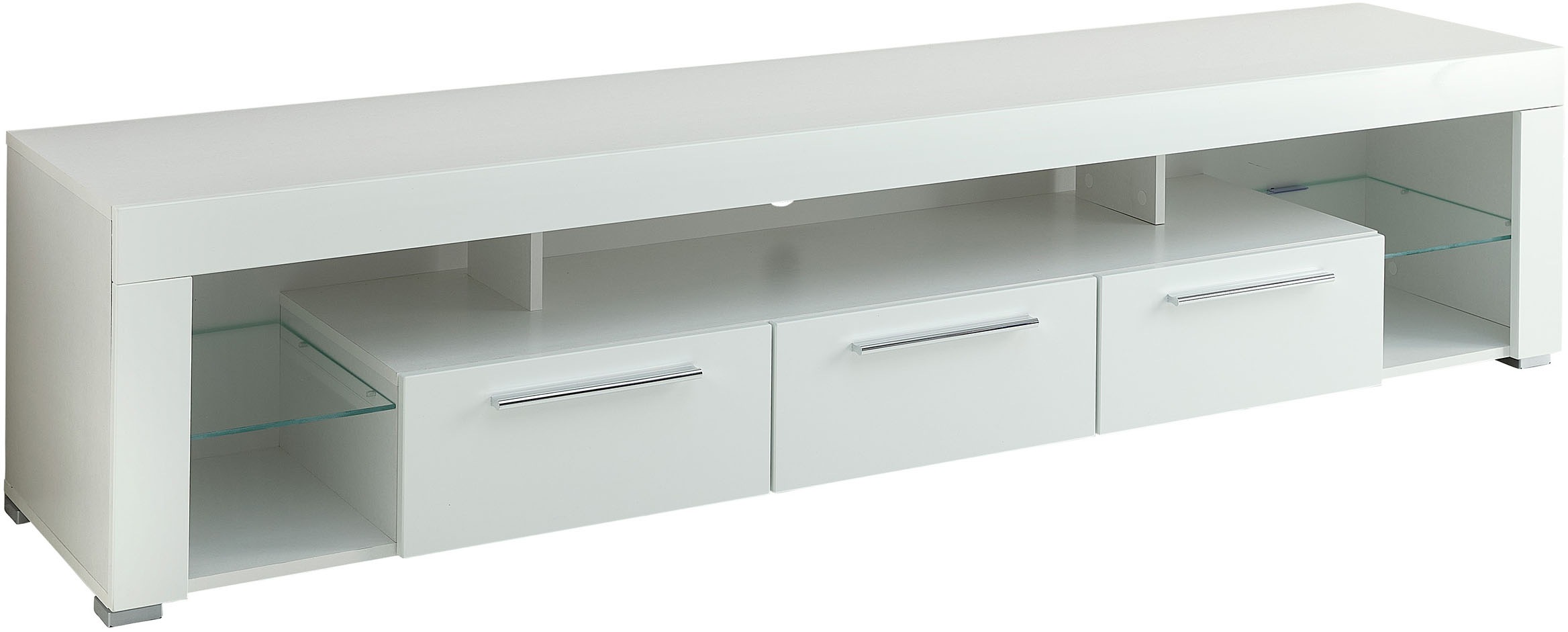 Image of Stolkom TV-Schrank "Goal" 3 Schubkästen, 5 offenen Fächern, Stellmass 200/44/44 cm