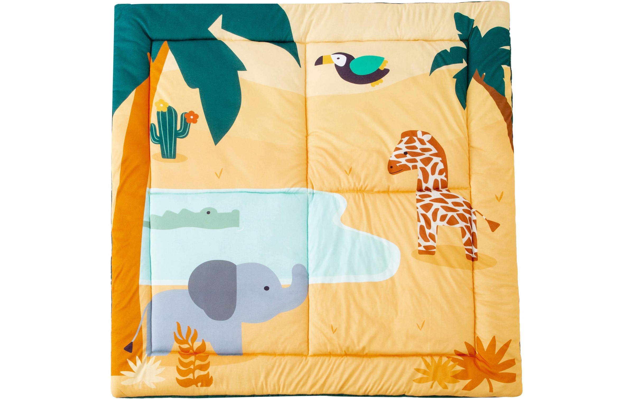 Spielmatte »little big friends Dschungel 100 x 100 cm«