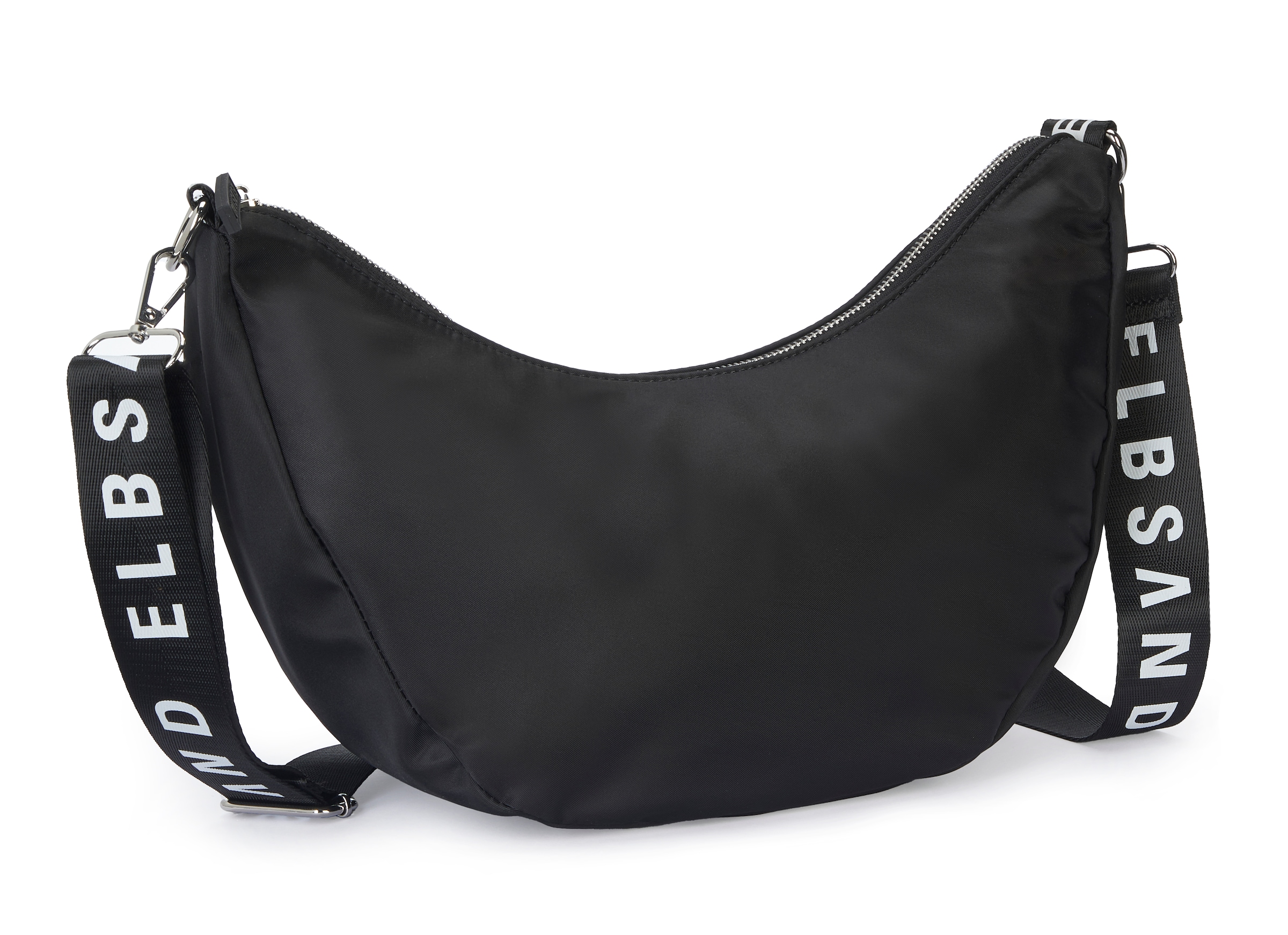 Image of Elbsand Umhängetasche "Hobo-Tasche, Schultertasche, Minibag, Henkeltasche, Crossbody Bag" Handtasche Damen zum Umhängen aus weichem Material VEGAN
