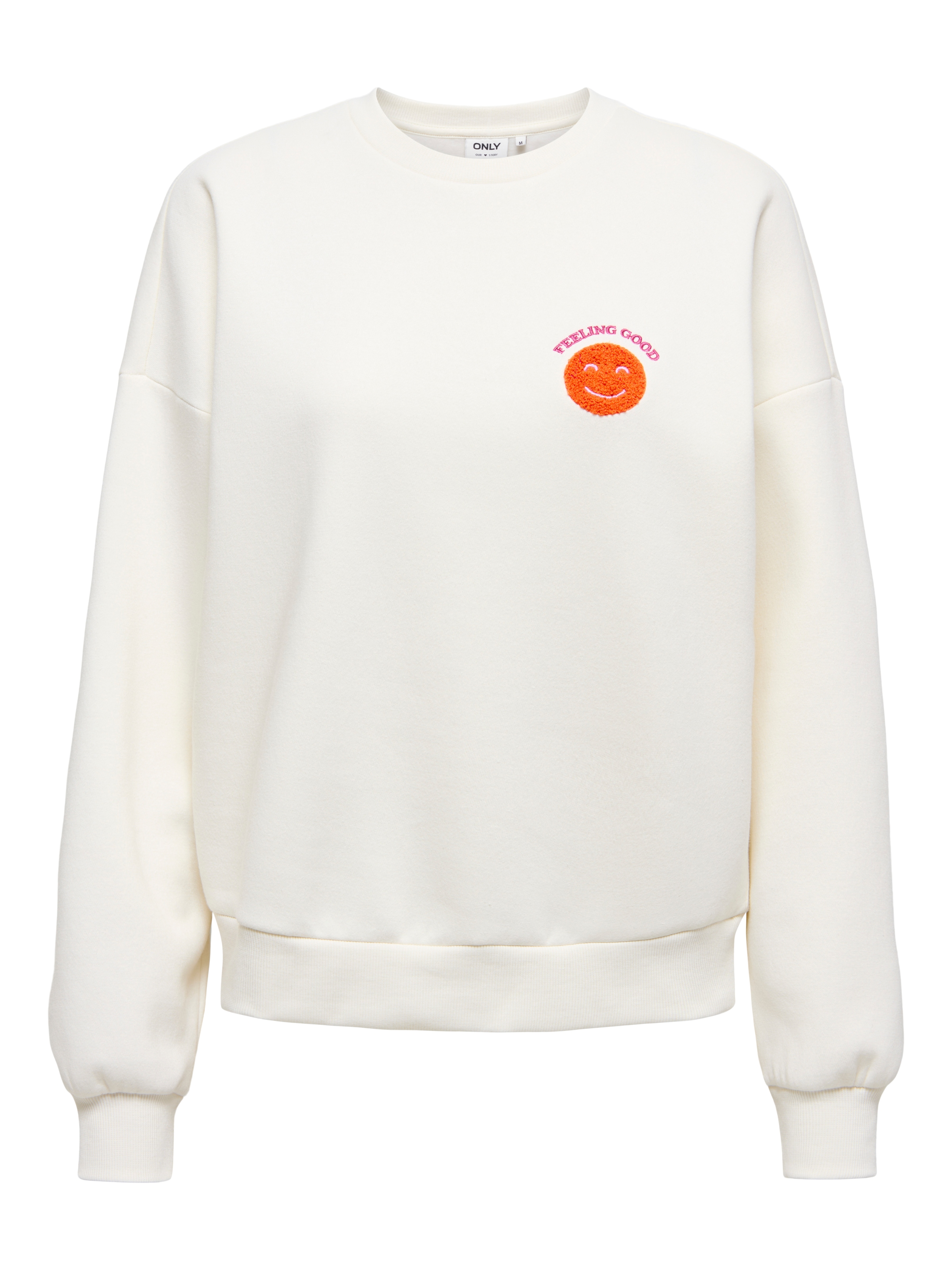 ONLY Sweatshirt »ONLDAZE L/S O-NECK TERRY PRINT CS SWT«, mit Print auf der Vorder- und Rückseite
