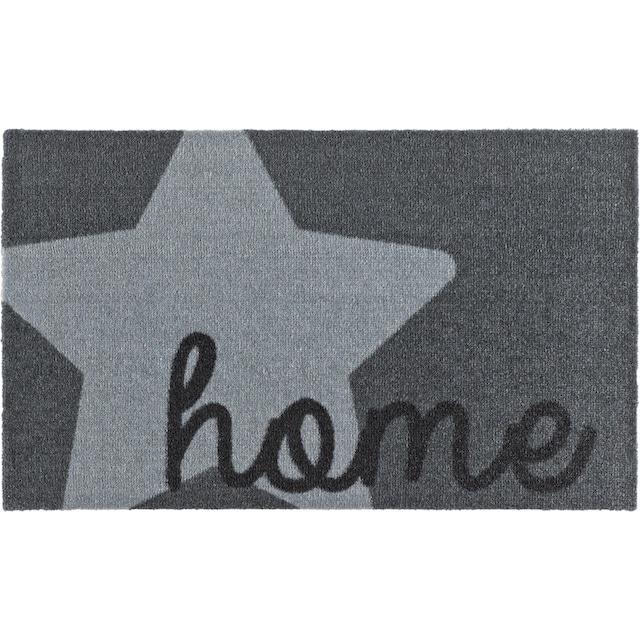 HANSE Home Fussmatte »Star Home«, rechteckig, Stern, mit Spruch, Schrift,  Robust, Rutschhemend, Eingang, Waschbar jetzt kaufen