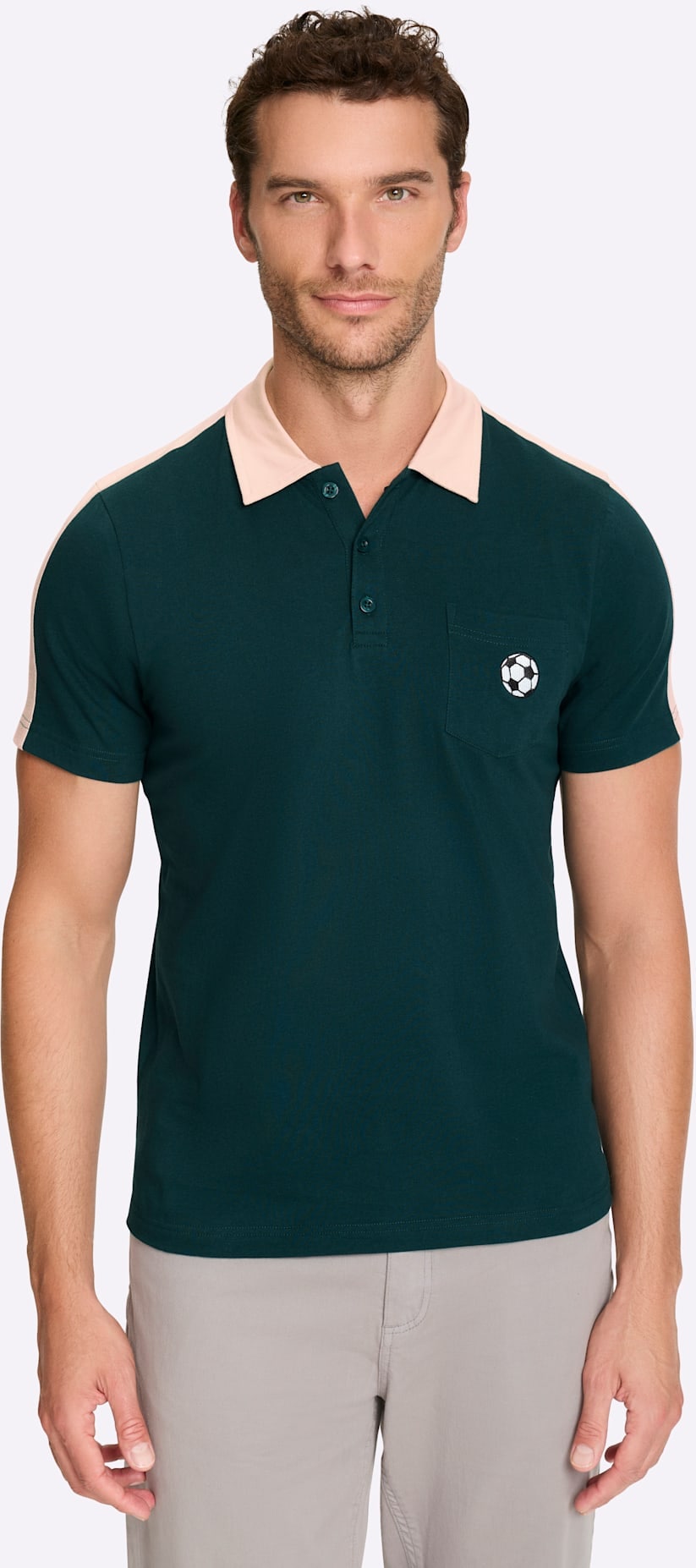 Catamaran Kurzarmshirt »Kurzarm-Poloshirt« 1 tlg.
