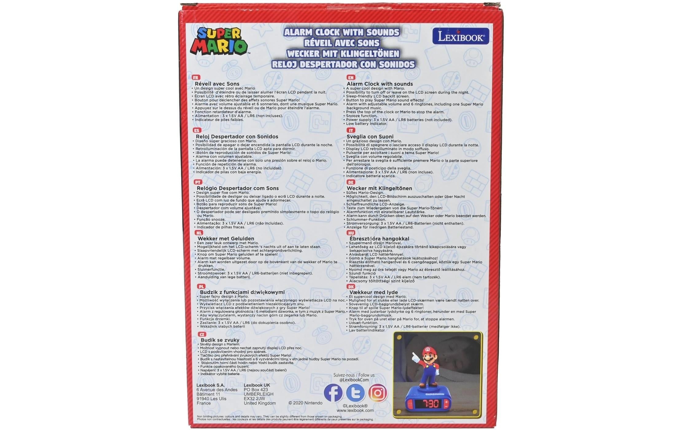 Lexibook® Kinderwecker »Super Mario«