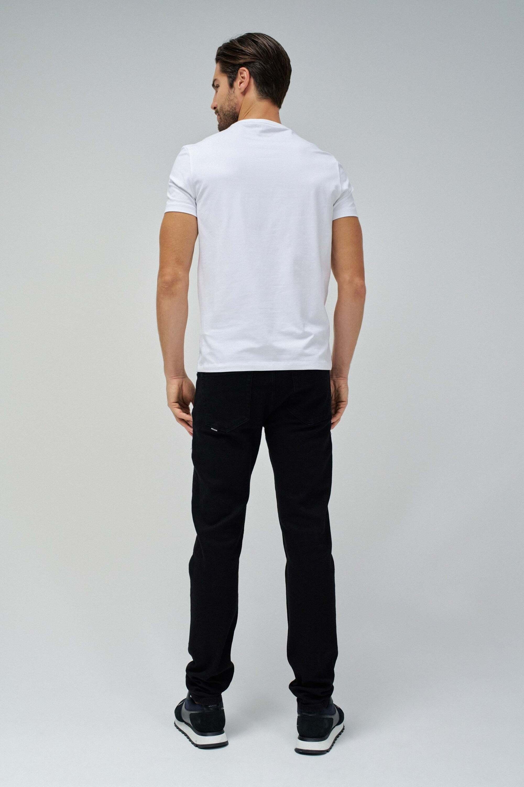 Salsa T-Shirt »Salsa Jeans T-Shirt Vneck Cotton Lycra T-Shirt Metal Badge«