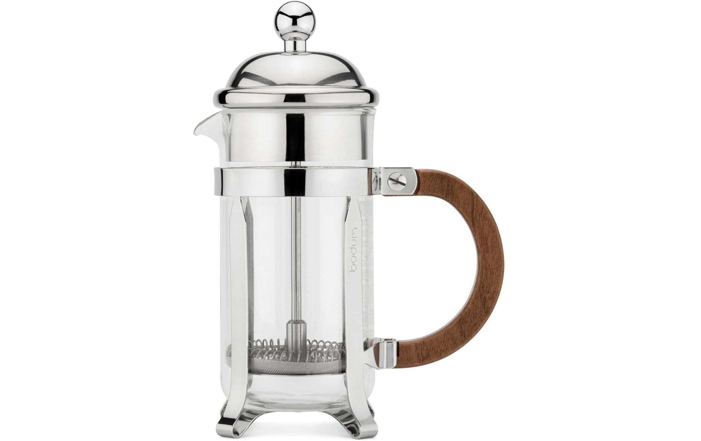 Bodum Kaffeebereiter »Chambord 0.35 l«, 0,35 l Kaffeekanne, Holzart: Walnuss