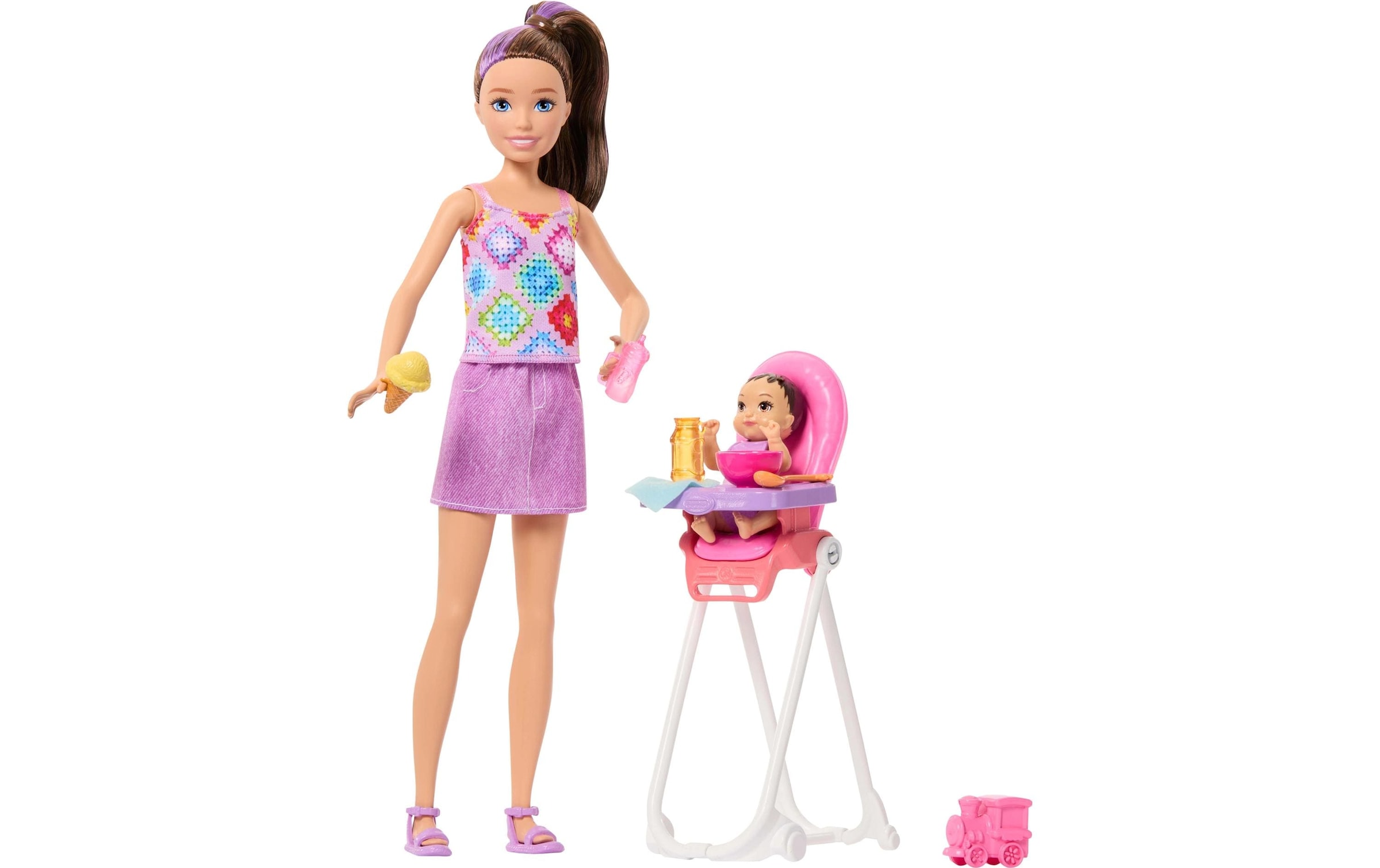 Barbie Spielwelt »Barbie "Skipper Babysitters Inc." Hochstuhl Spielset«