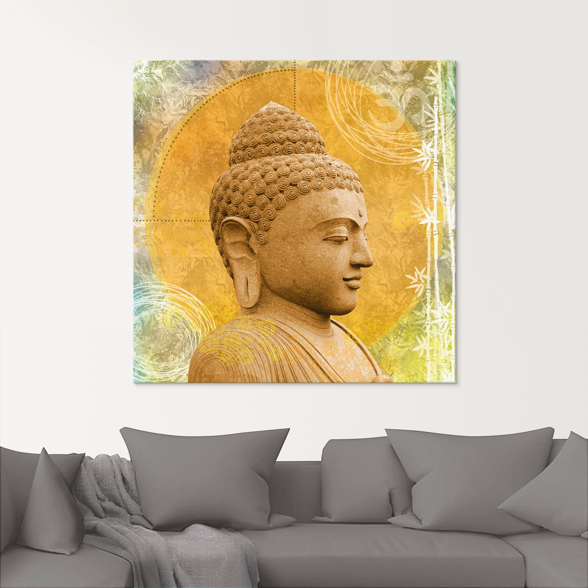 Artland Glasbild »Buddha II«, Spa, (1 St.), in verschiedenen Grössen