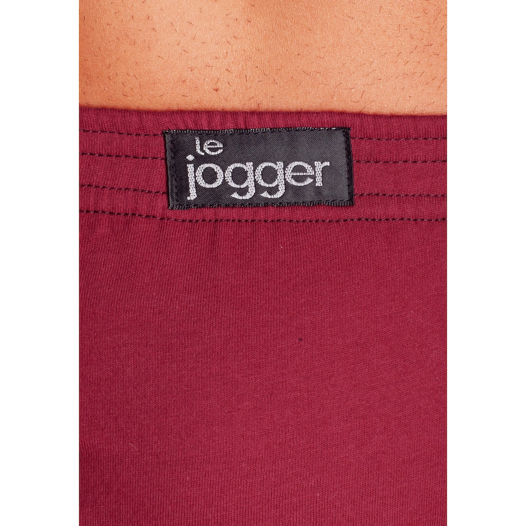 le jogger® Slip, (Packung, 6 St.), schöner Basic in schönen Farbkombinationen