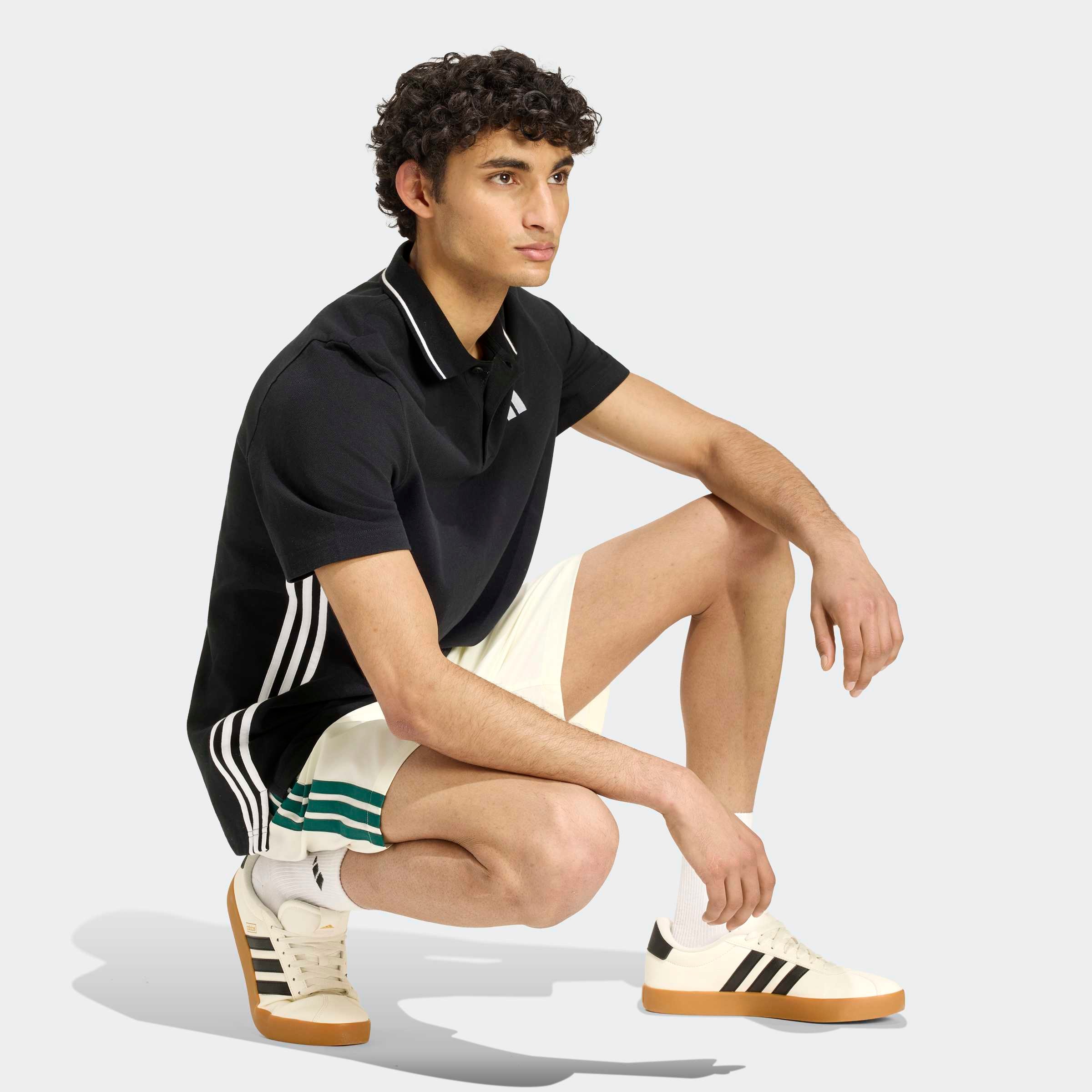 adidas Sportswear Polo »ESSENTIALS 3-STREIFEN PIKEE«