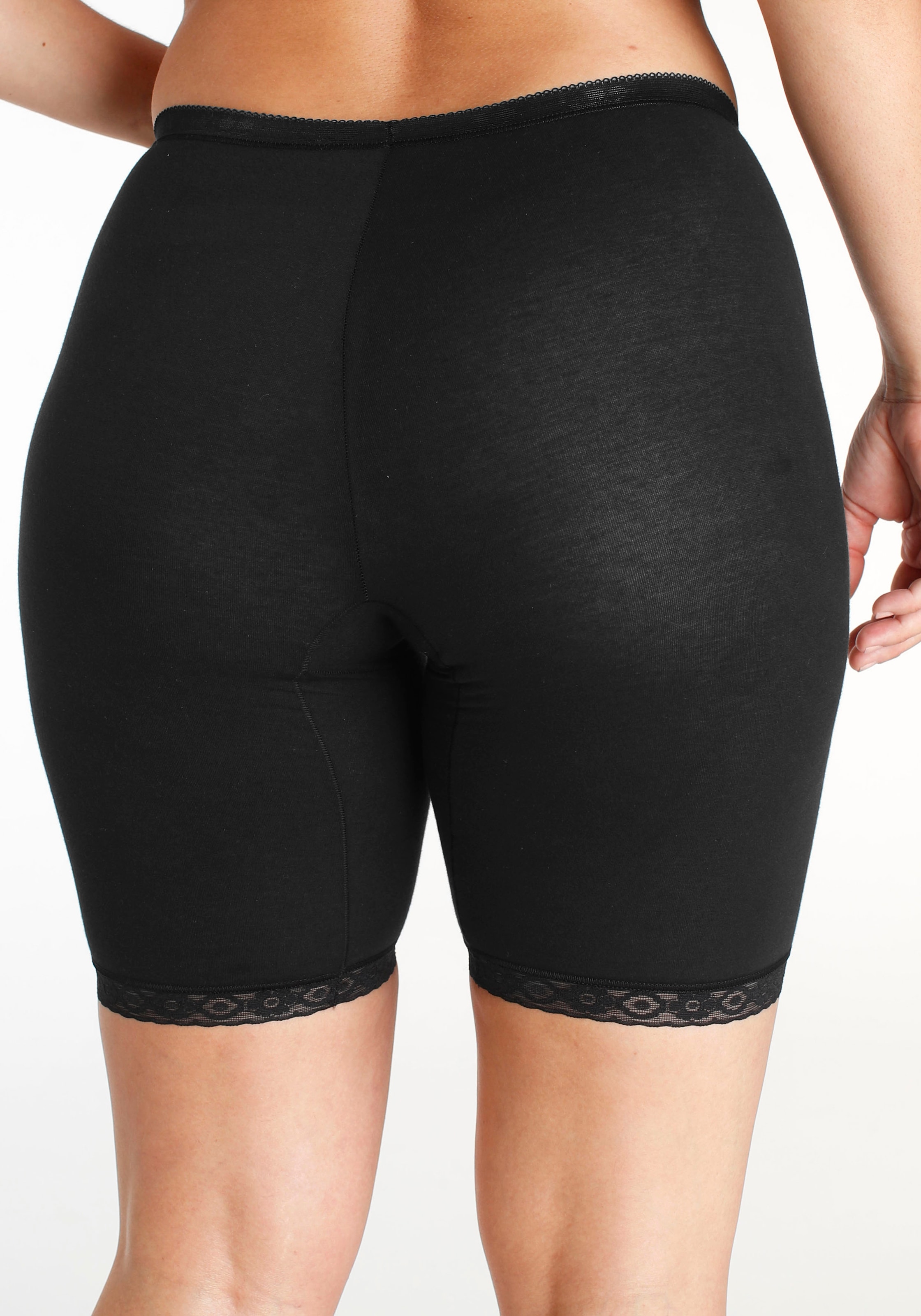 Acheter Sloggi Lange Unterhose »Basic +«, (Packung, 2 St.), Long-Pants mit  Spitzenbesatz en ligne