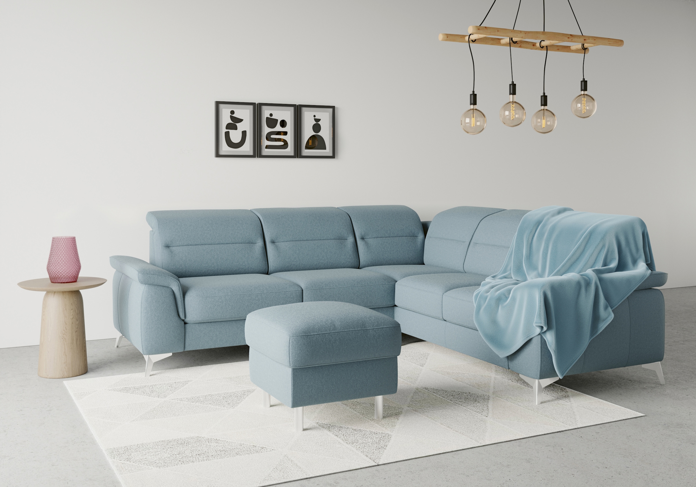 Image of sit&more Ecksofa "Sinatra L-Form" optional mit Kopfteilverstellung und Armteilfunktion