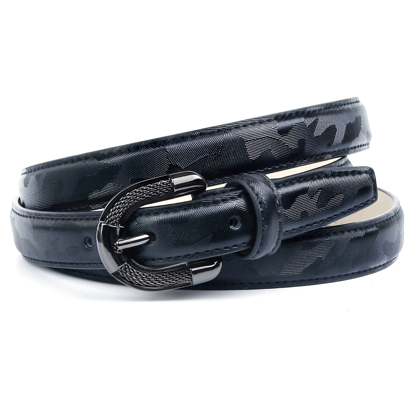 Image of Anthoni Crown Ledergürtel, mit aufwendiger Schmuck-Schliesse, gemustert bei Ackermann Versand Schweiz