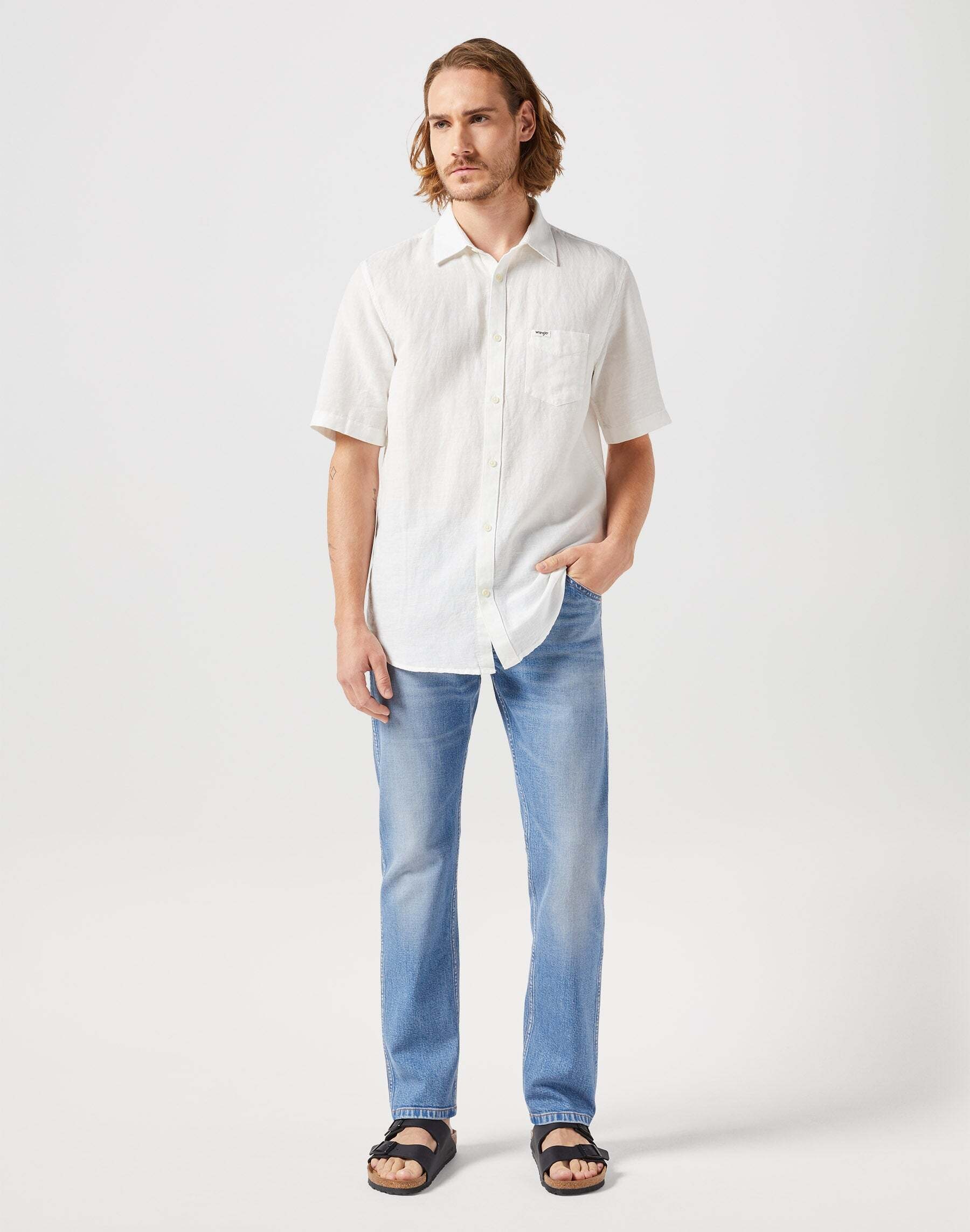 Wrangler Kurzarmhemd »Wrangler Hemden One Pocket Shirt«