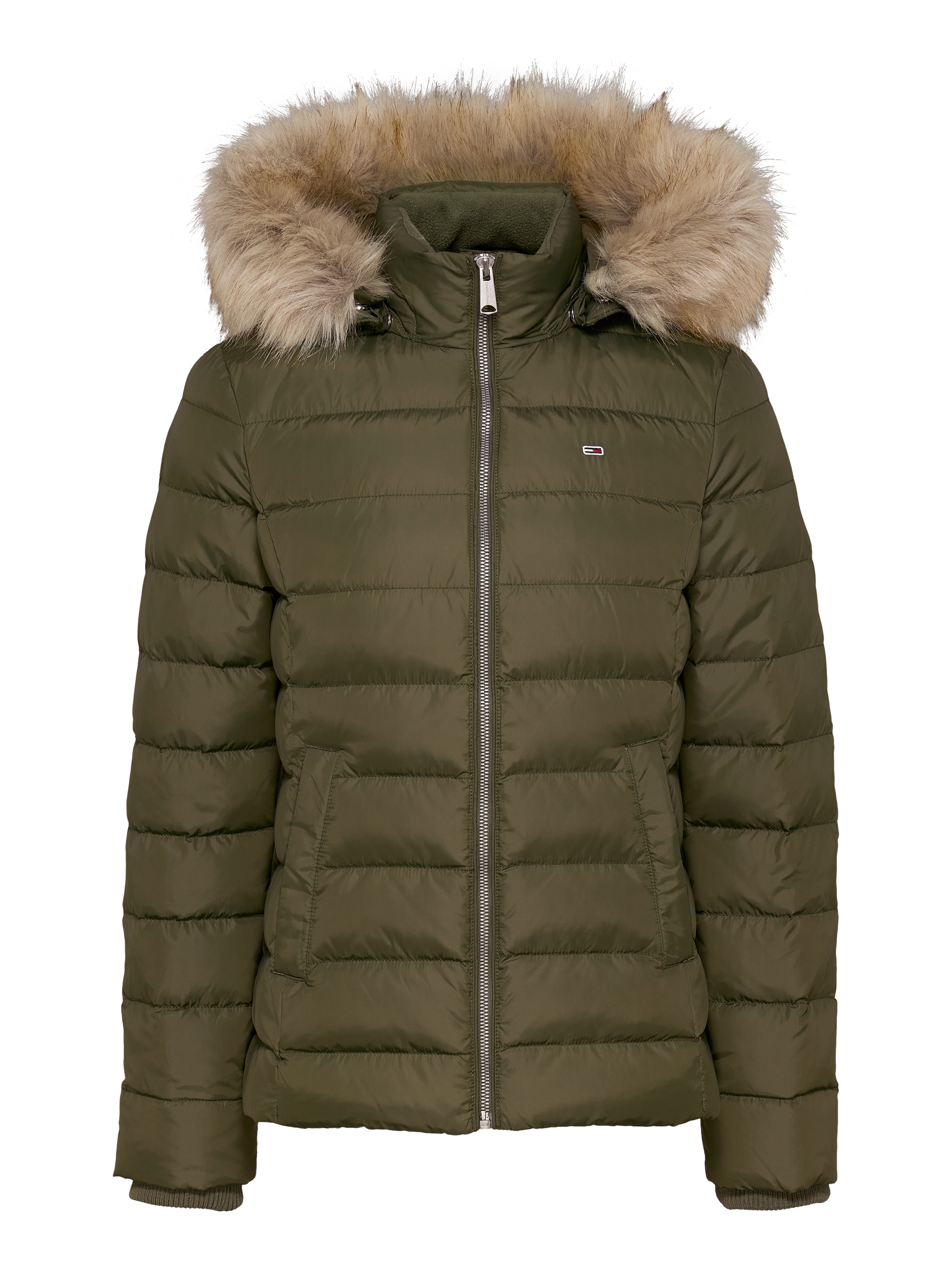 Tommy Jeans Curve Steppjacke »TJW BASIC HOODED DOWN JACKET EXT«, mit Kapuze, in Grossen Grössen, mit Kapuze