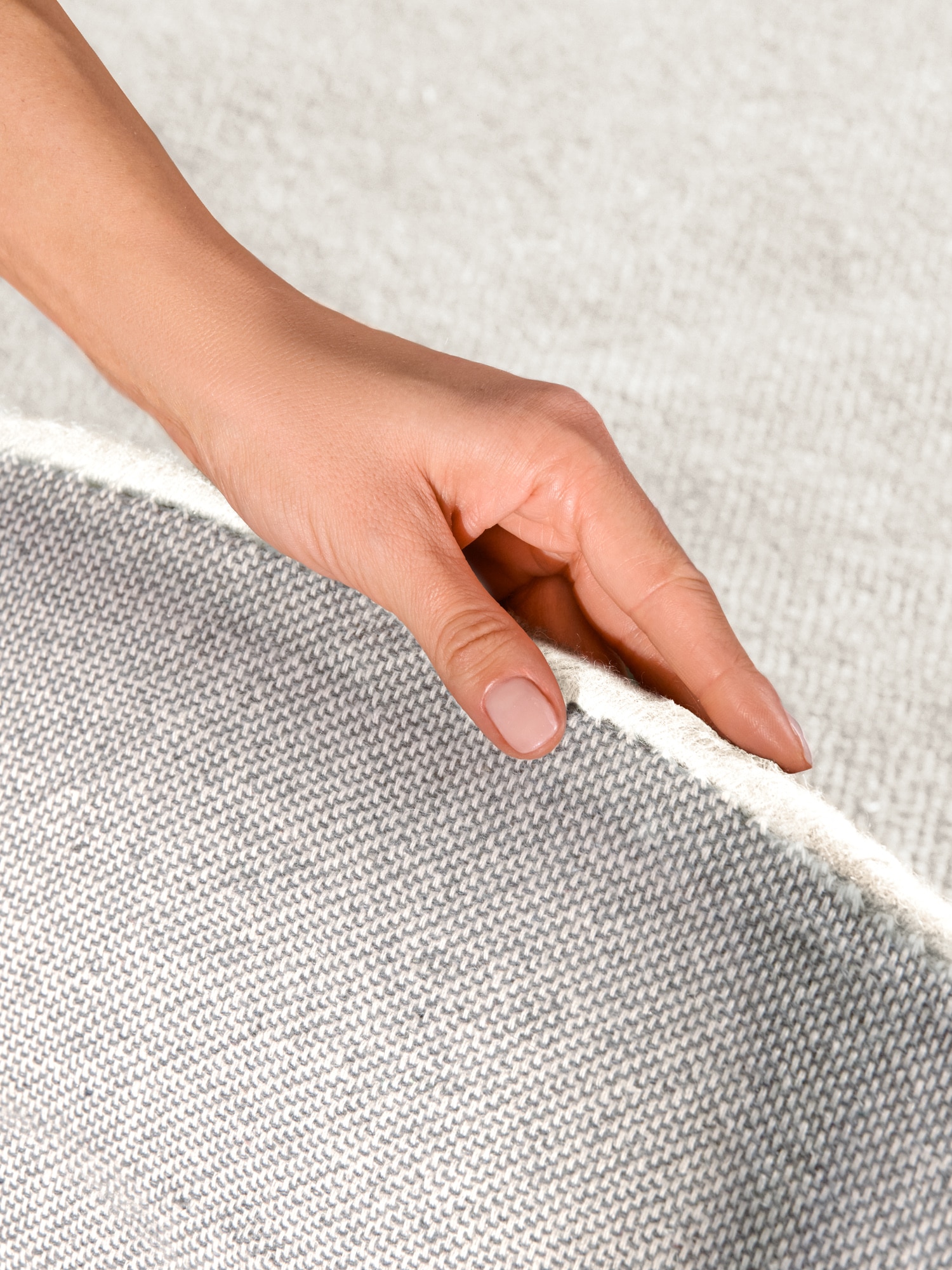 Villeroy & Boch Tapis »Wollteppich Kivi« Rond 17 mm Höhe Handgewebt, Wolle, Bordüre, Einfarbig, Läufer, Wohnzimmer, Organisch