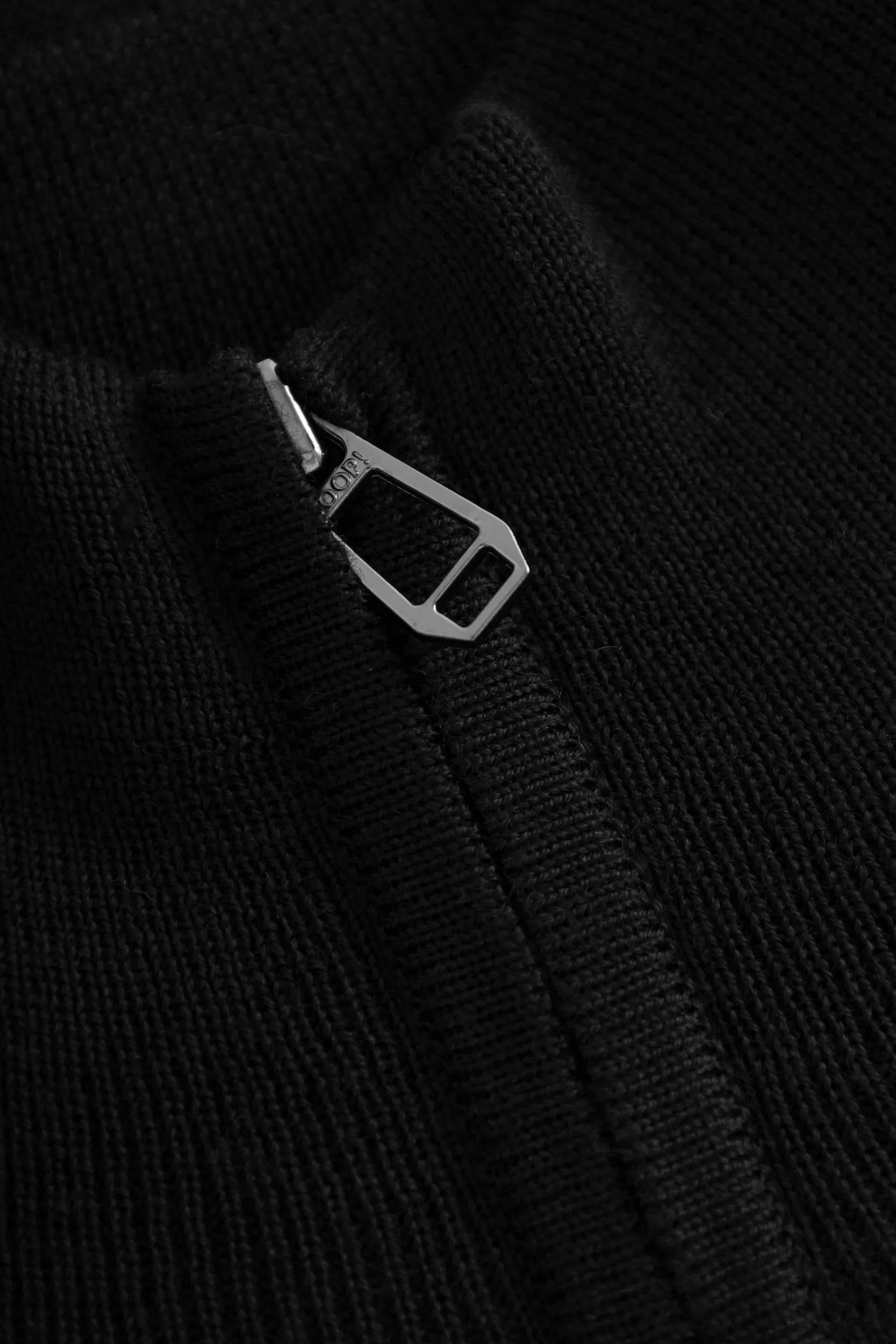JOOP! Pull en tricot »Dario« coupe régulière avec col Troyer