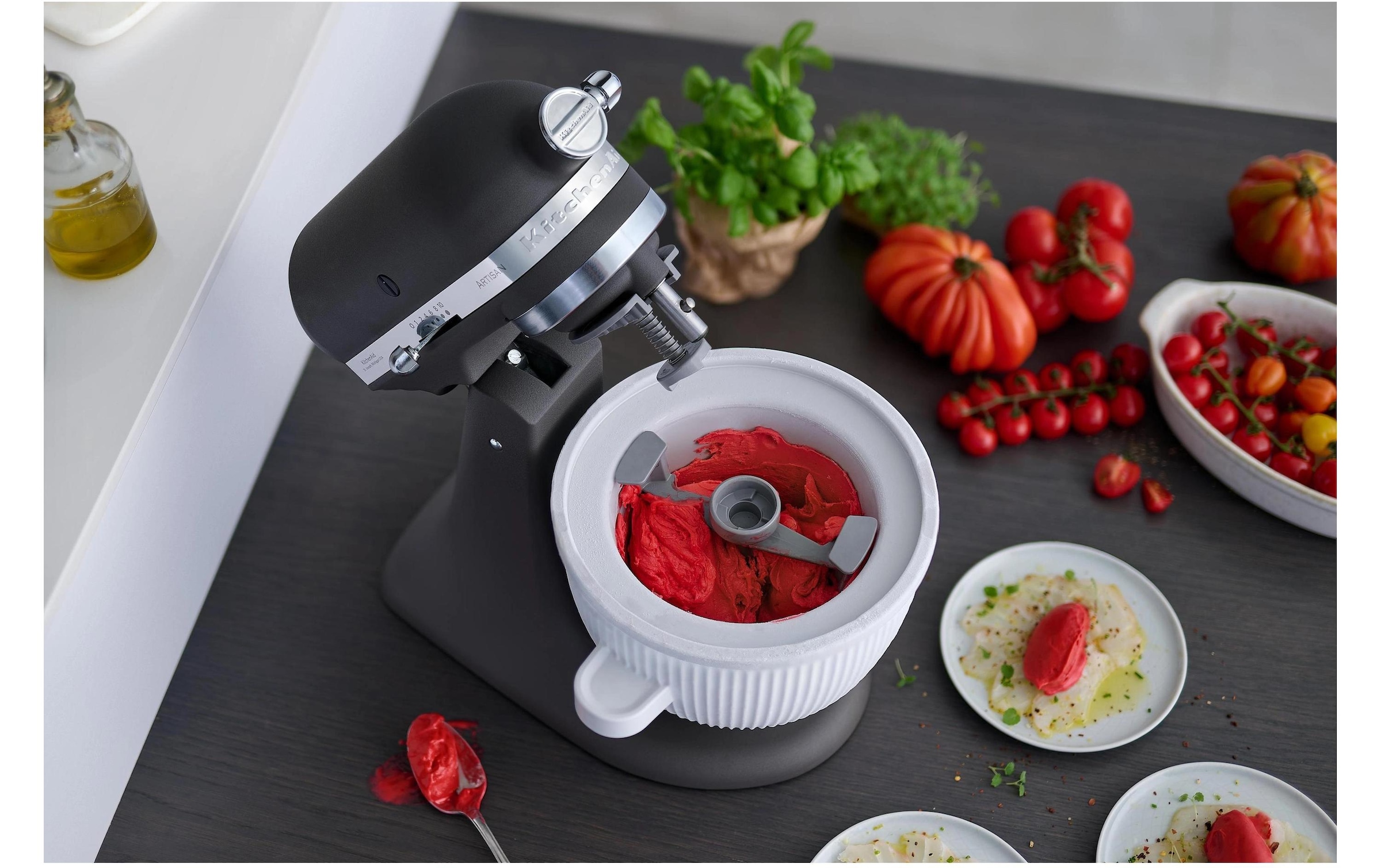 KitchenAid Eismaschine »5KSMICM« 1,9 l Eisbereiter-Aufsatz für KitchenAid Küchenmaschinen