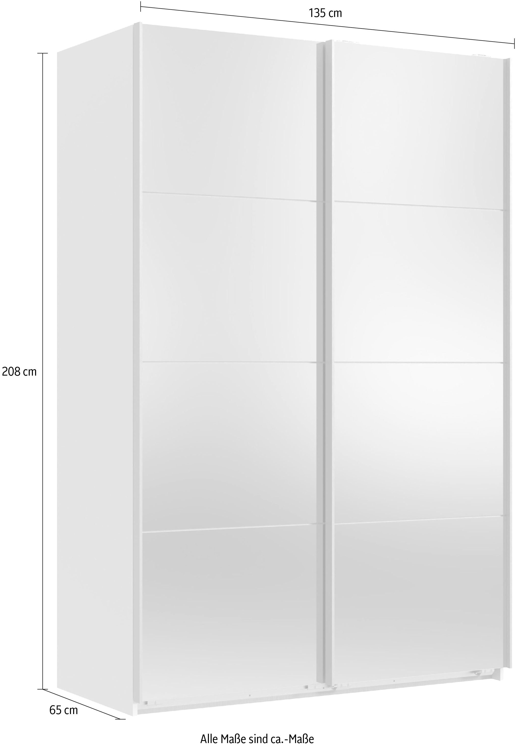 Wimex Armoire à portes coulissantes »England« 2-türig, mit vollverspiegelter Schrankfront, in diversen Breiten