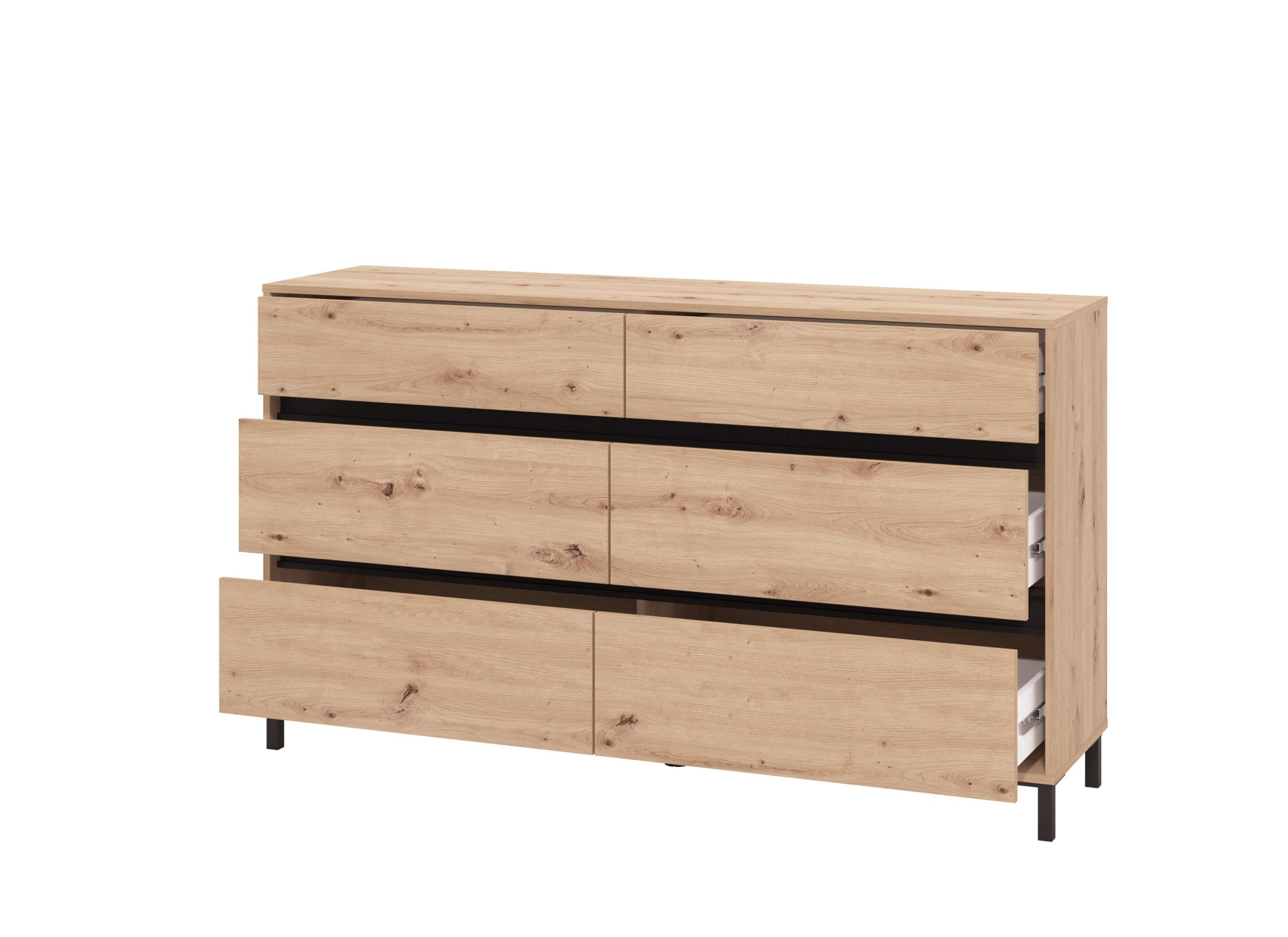 INOSIGN Kommode »Marron, Sideboard mit Schubkästen, vielseitig einsetzbar«, in 2 Breiten 80 und 157 cm, mit geräumigen Schubladen
