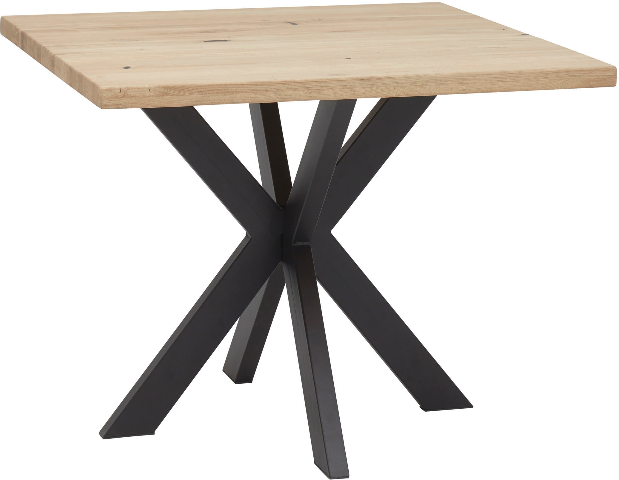 Image of Stolkom Esstisch "Micky" 100 cm in Eiche Massiv geölt, Tisch quadratisch