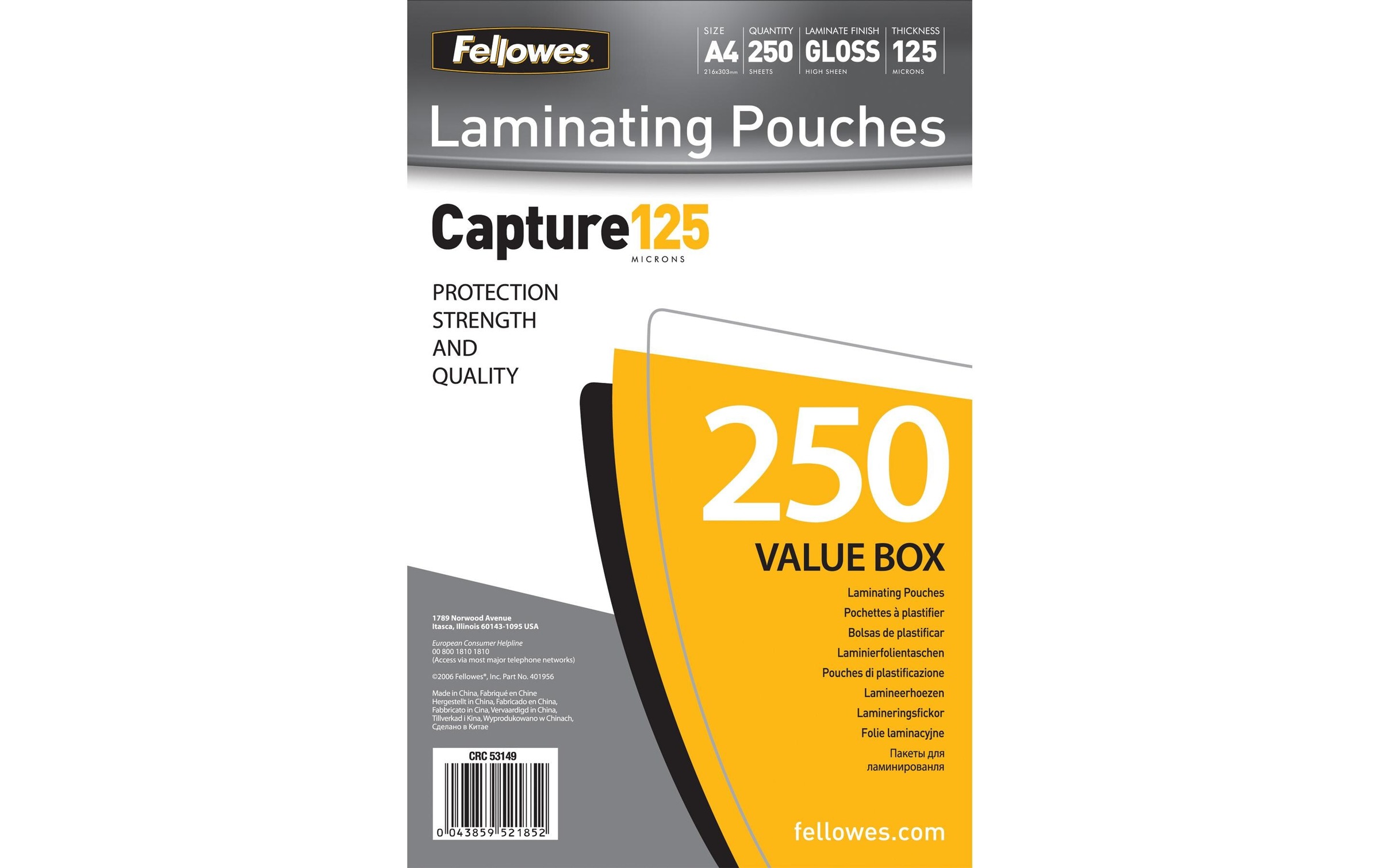 Image of FELLOWES Schutzfolie »A4 250 St« bei Ackermann Versand Schweiz