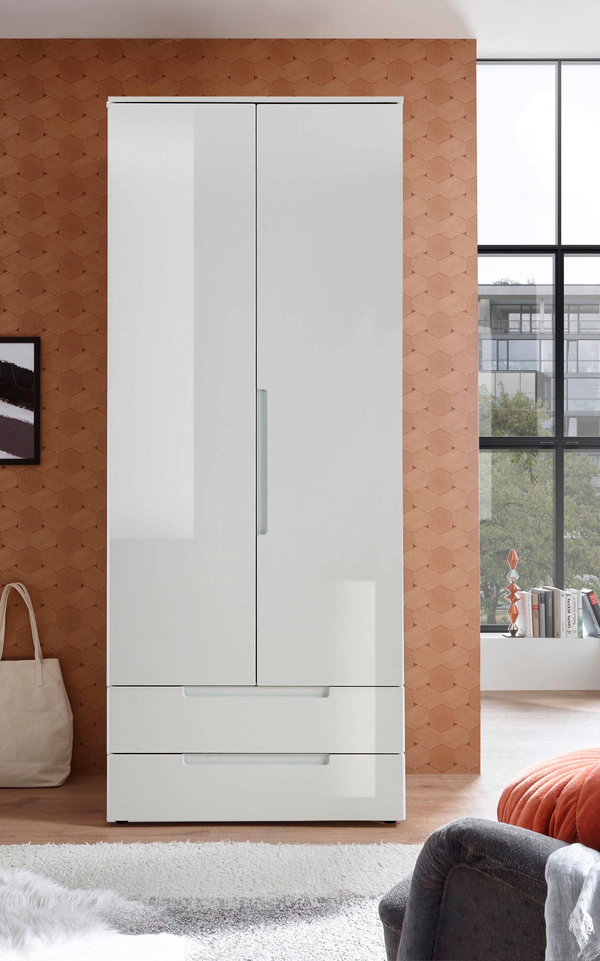 Schlafkontor Drehtürenschrank »Spice« mit Hochglanzfront