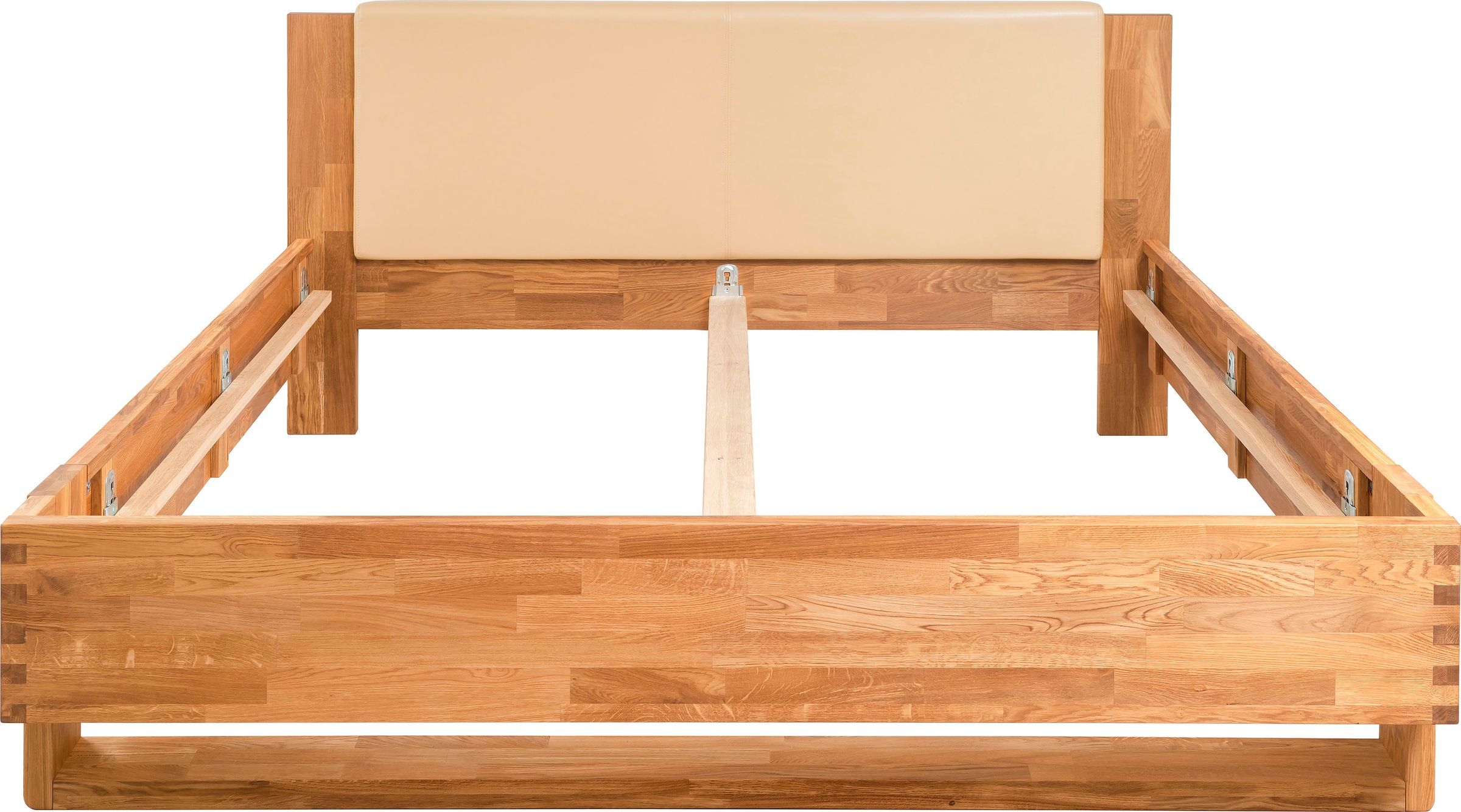 andas Bett »Akra«, Eichenholz, mit einem gepolstertem Kopfteil, Breite 192,5 cm kaufen