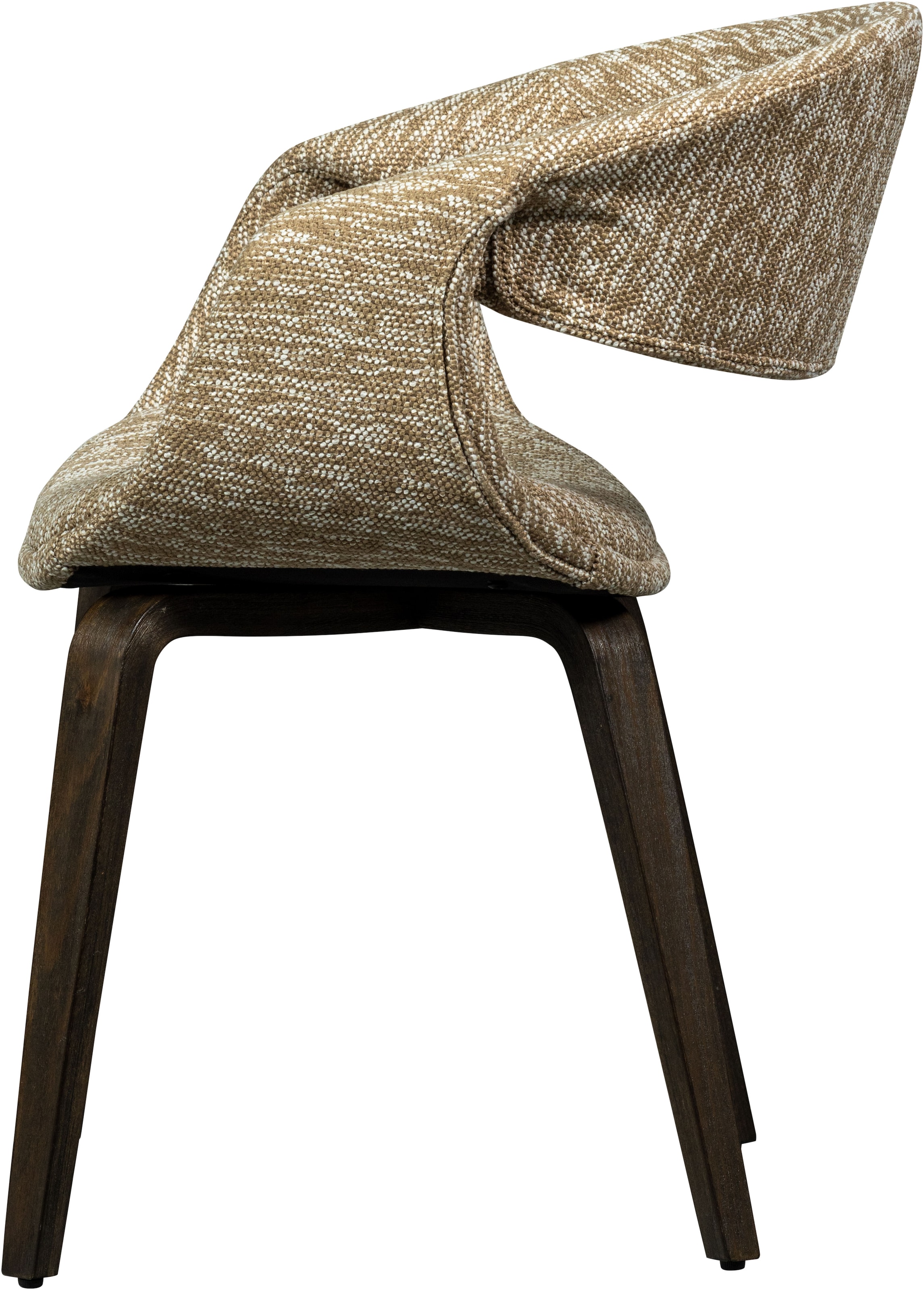 WOOOD Esszimmerstuhl »Yossi mit Gewebtem Bezug und Holzgestell B57 x T57 x H78 cm (2er-Set)« (Set) 2 Stk.Tragkraft 136 kg, maximale Verschleissfestigkeit, Pfleiglicht