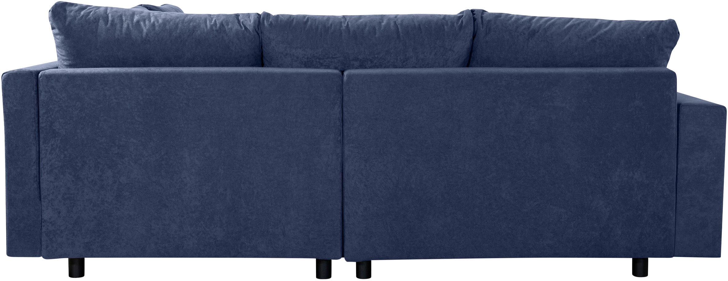 COLLECTION AB Ecksofa »Toni L-Form, B: 215 cm« mit Hocker & 2 Zierkissen, Federkern
