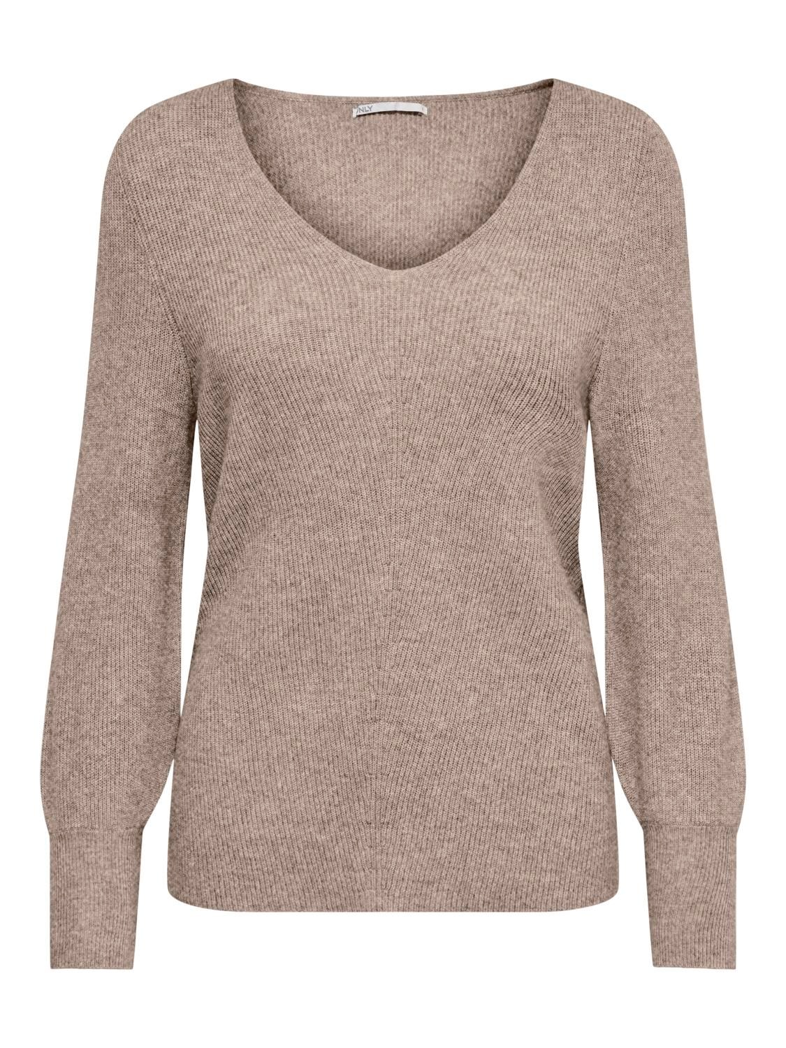 ONLY V-Ausschnitt-Pullover »ONLATIA L/S V-NECK CUFF KNT«