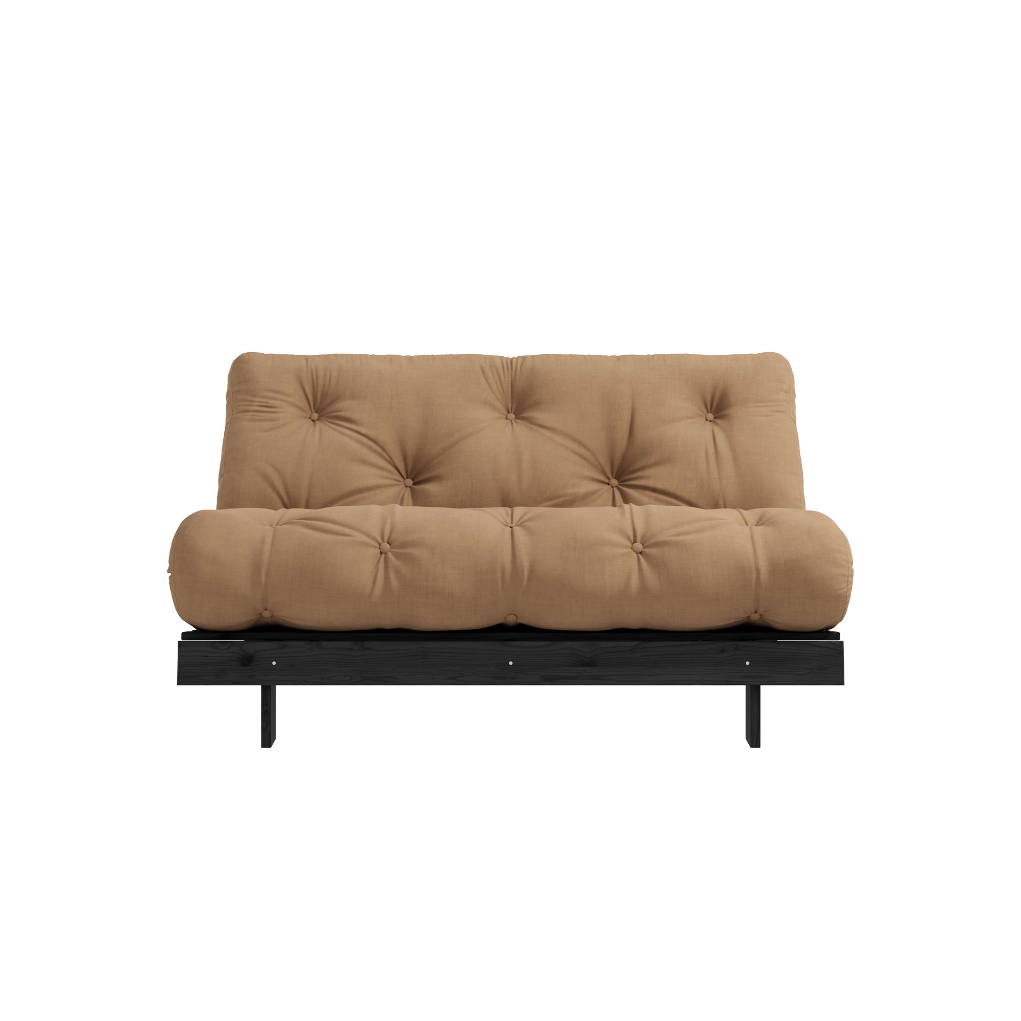 Image of Karup Design Daybett "Roots Sofa Bed, Schlafsofa, Daybett, Bettfunktion, FSC-Massivholz" Erhältlich in Breite 90 cm, 140 cm oder 160 cm, Inkl. Futonmatratze. Mehrere Grössen & Farben, Made in Europe