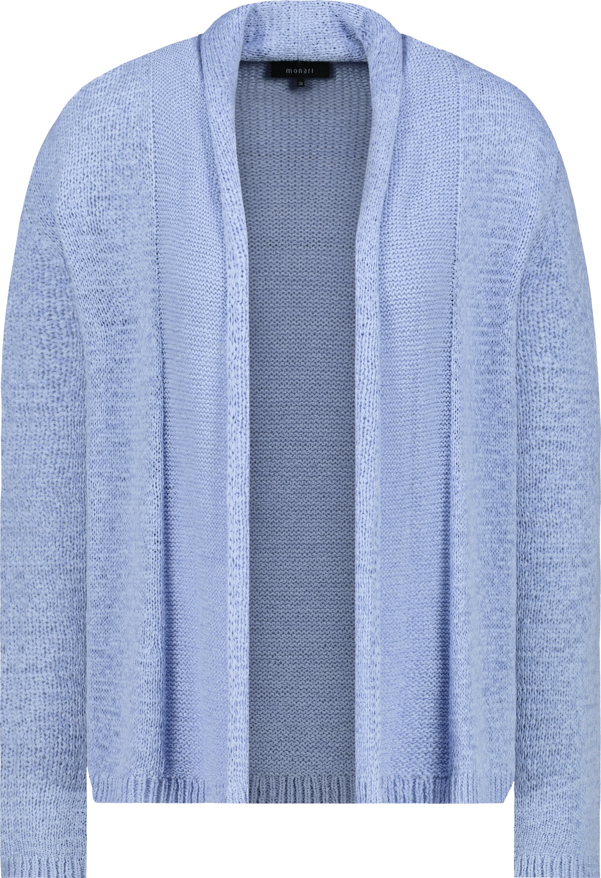 Monari Veste en tricot »Jacke Stricküberwurf Basic« col châle, coupe Regular Fit