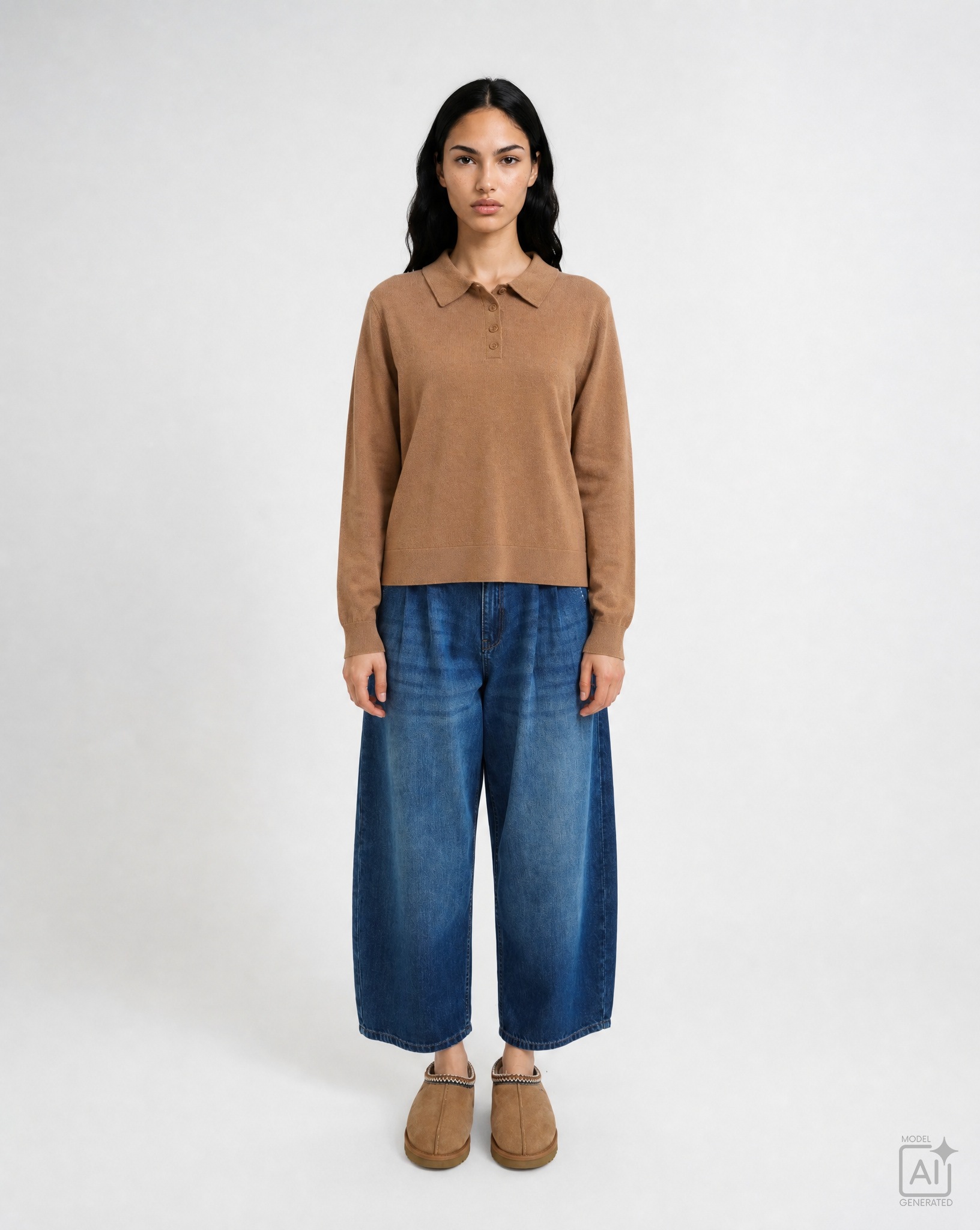 Smith & Soul Polokragenpullover mit hohem Woll-Anteil