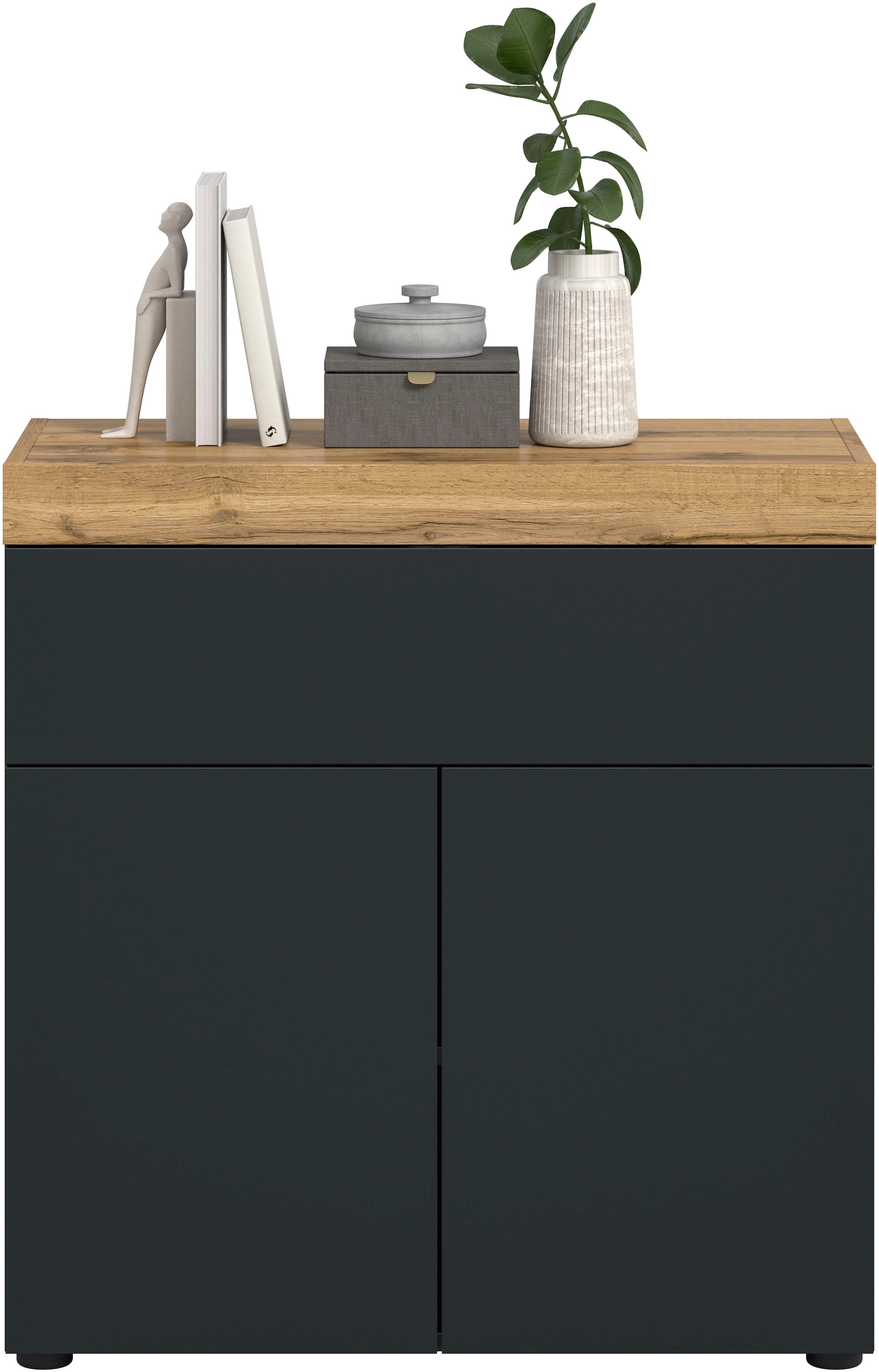 GOODproduct Commode »MAMBO, TOPSELLER!, Breite 77cm, 2 Türen, 1 Einlegeboden, 1 Schubkasten« 1 cuis tlg. Commode, buffet, salon, chambre à coucher