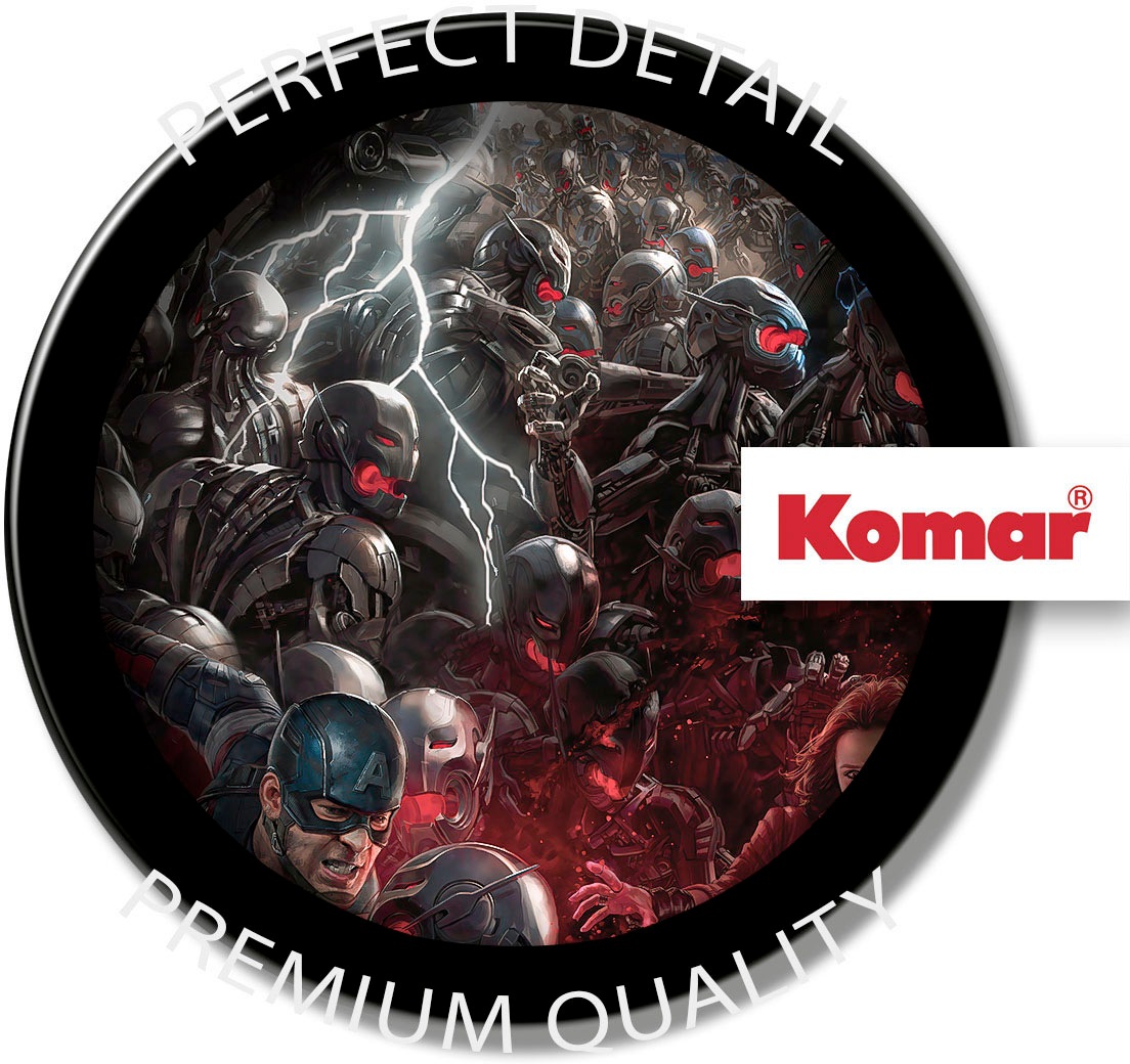 Komar Leinwandbild »Avengers War - Grösse 60 x 40 cm«, Disney, (1 St., 60 x 40 cm (Breite x Höhe), Keilrahmenbild mit Echtholzrahmen, Kinderzimmer