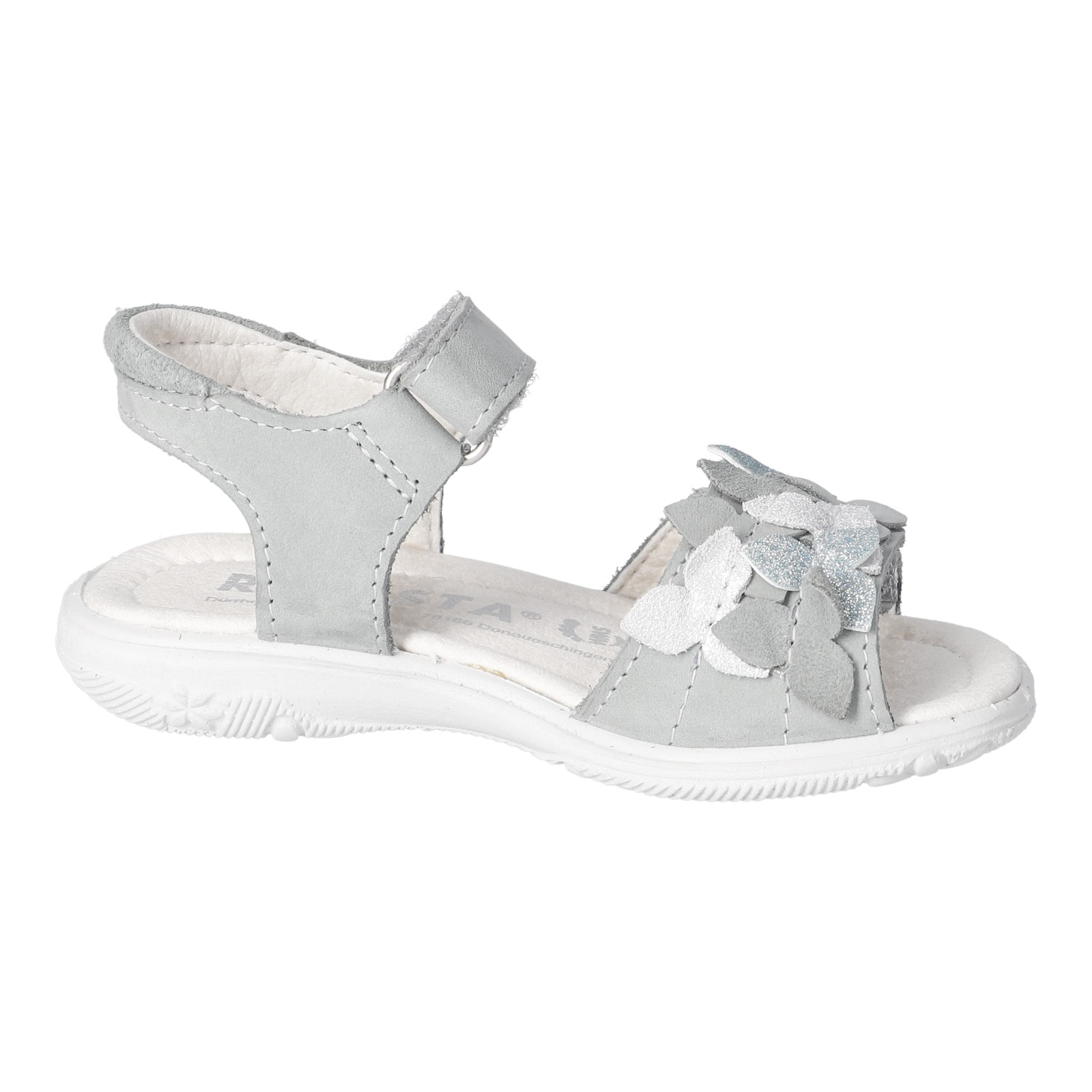 Ricosta Sandale »Mirella«  Chaussure à scratch avec décoration, gabarit de taille à télécharger