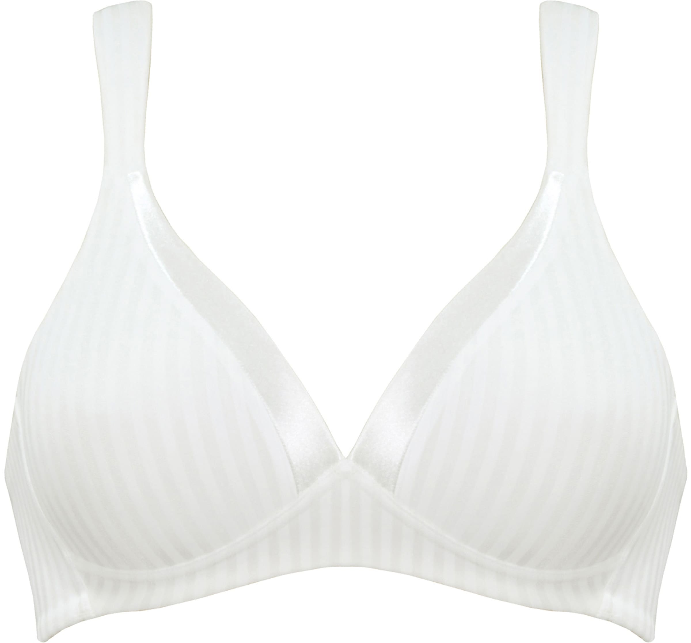 Image of Naturana Schalen-BH "The Wednesday" mit Schale, Satinbesatz, breite Träger, Entlastungsträger, feminin