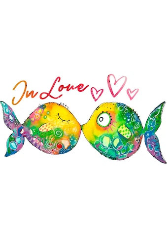 Wandtattoo »Verliebte Fische«